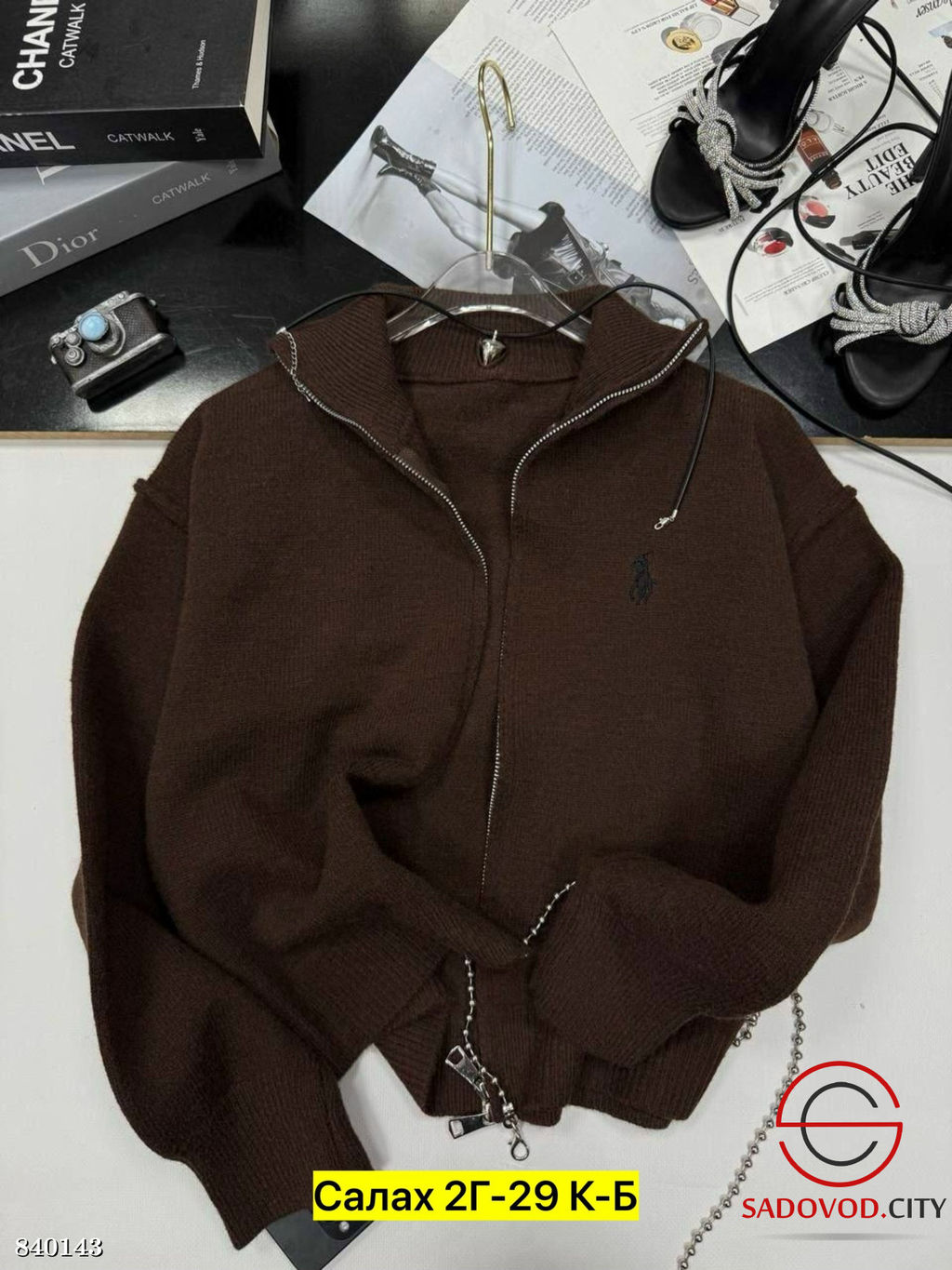 Свитер женский на молнии - Bruno фото 3