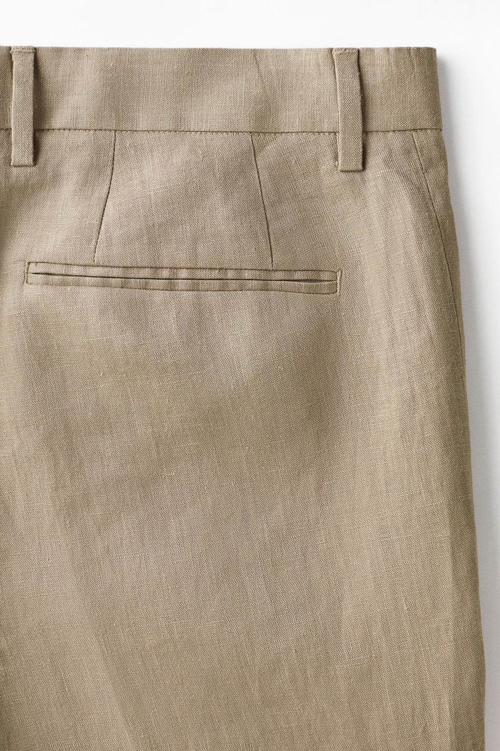 Pantal?n de traje en lino Slim Fit - H&m фото 8