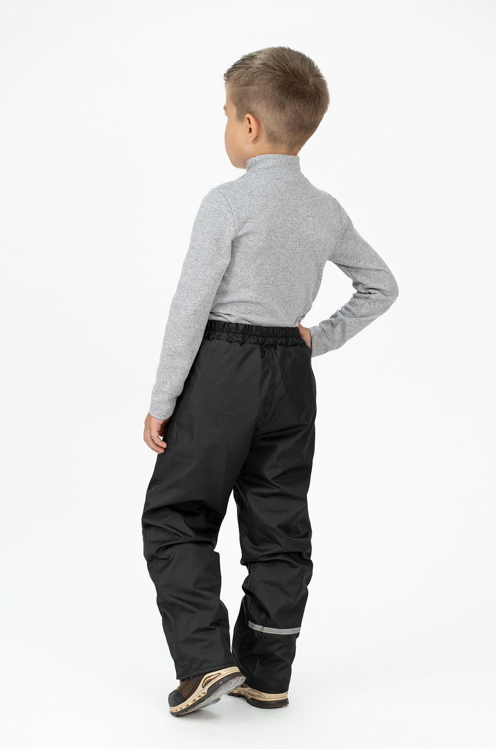 Брюки на поясе черные - Arctic kids фото 7