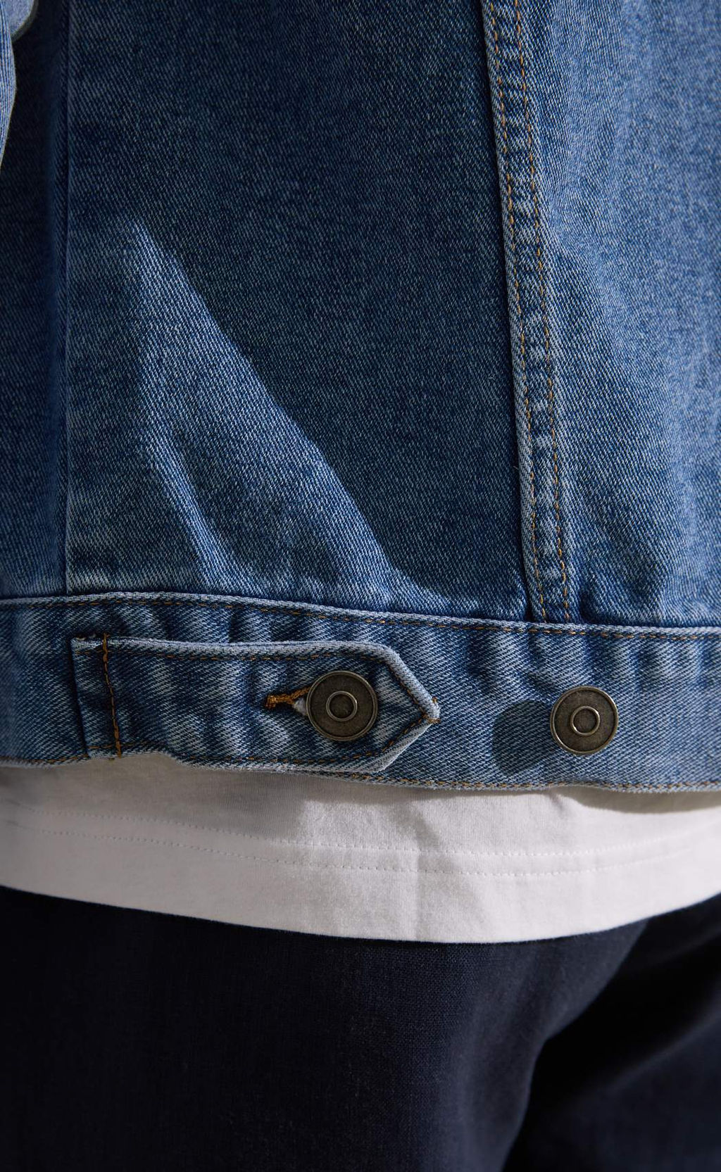 Куртка джинс P011-1336Rus middle blue