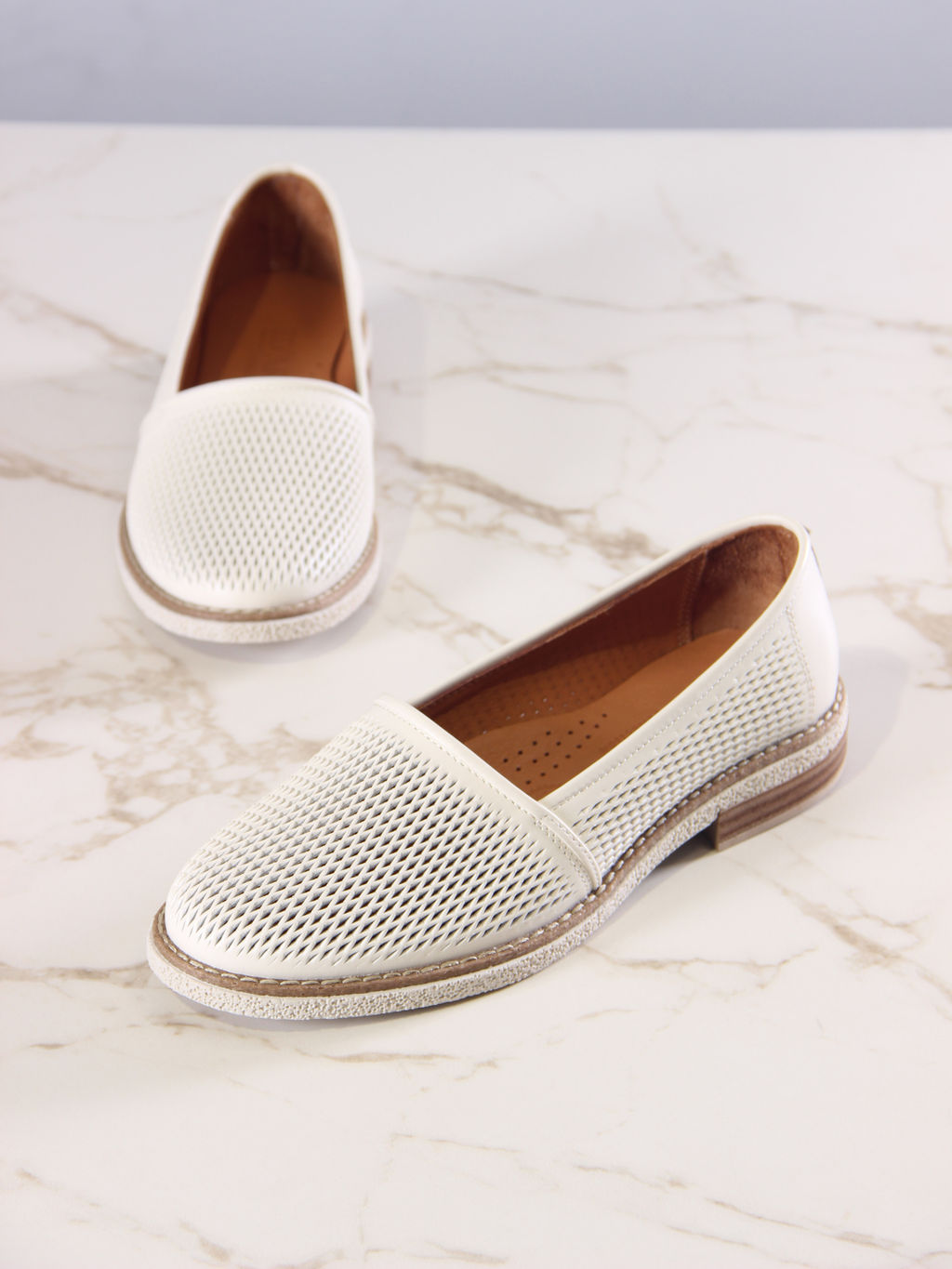 Лоферы 110.rosebe.Бежевый