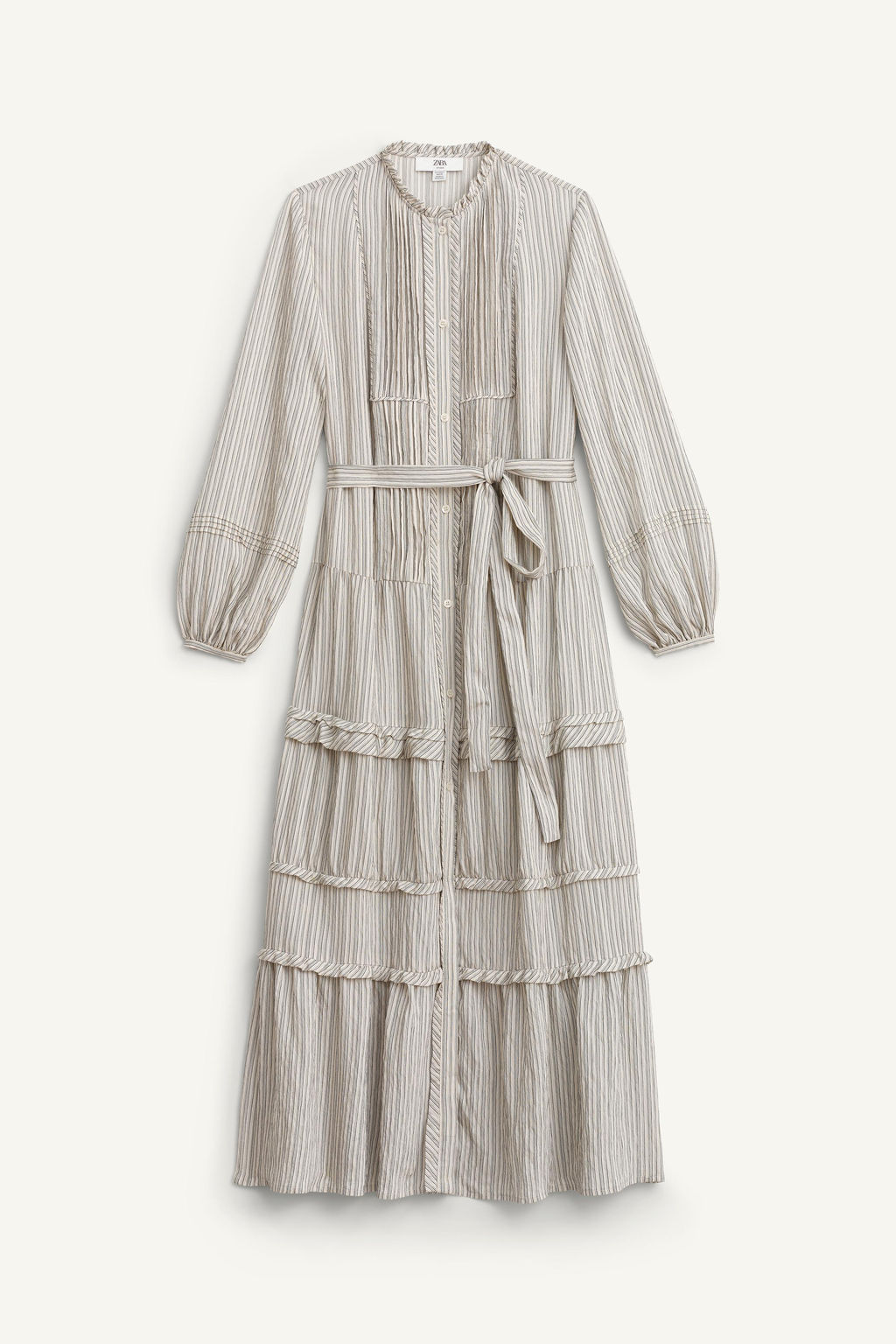 ROMANTIC DRESS WITH BELT - LIMITED EDITION - Zara фото 6