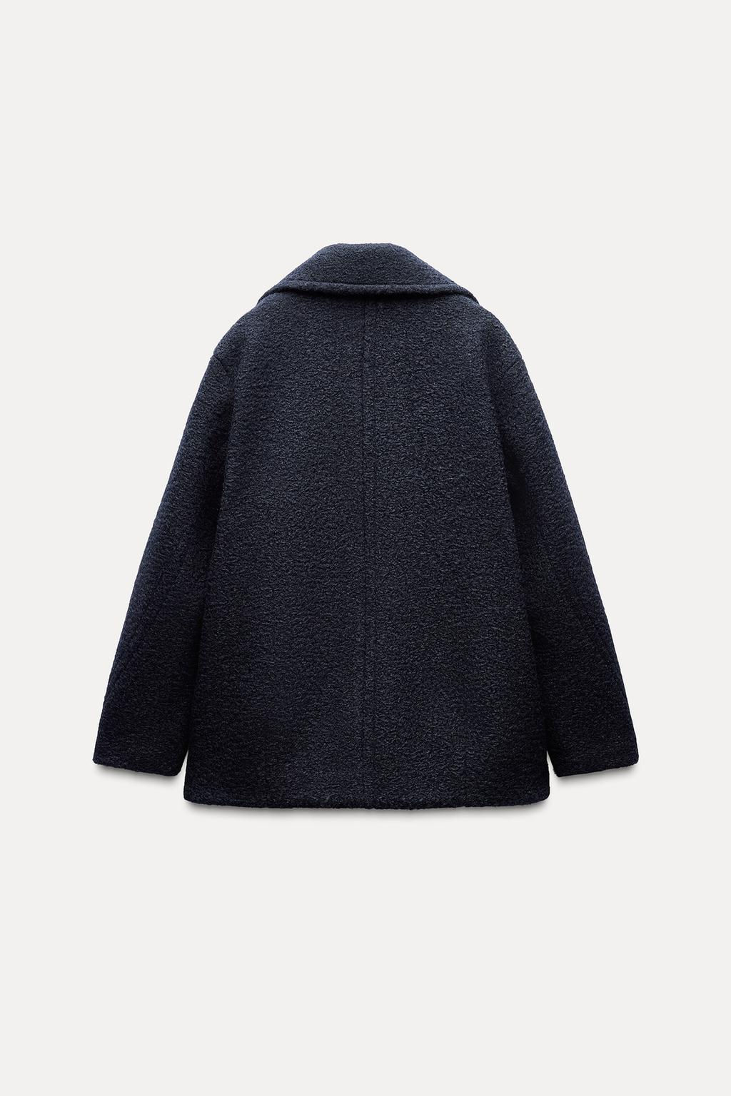 BOUCLE DOUBLE-BREASTED COAT - Zara фото 5