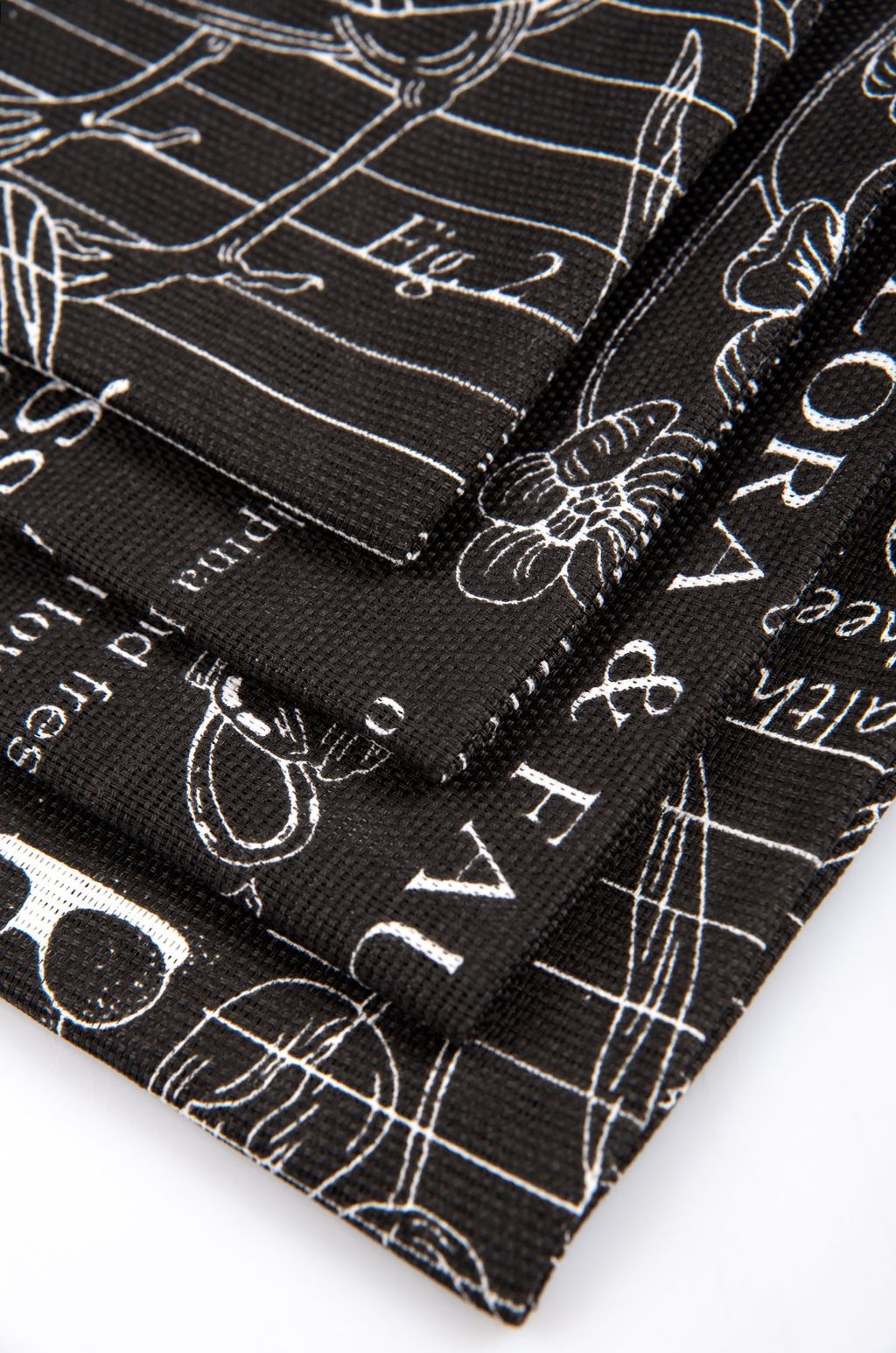 Набор салфеток из рогожки 4 шт Happy Fox Home  фото 10