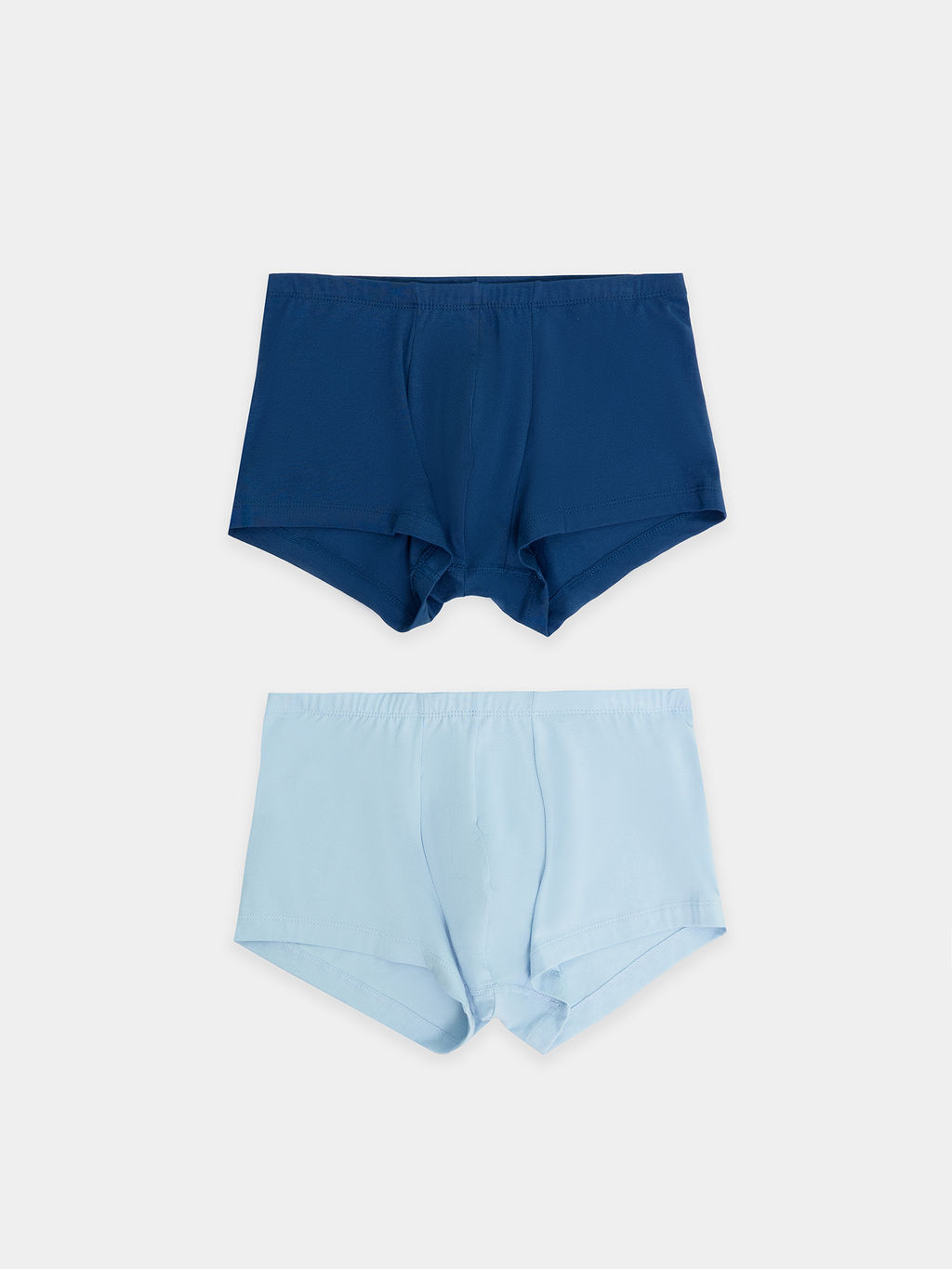 Трусы мужские боксеры мультипак (2 шт.) в сине-сером и пыльно-голубом цвете сине -серый +пыльно -голубой 411122-2 - Mark formelle фото 5