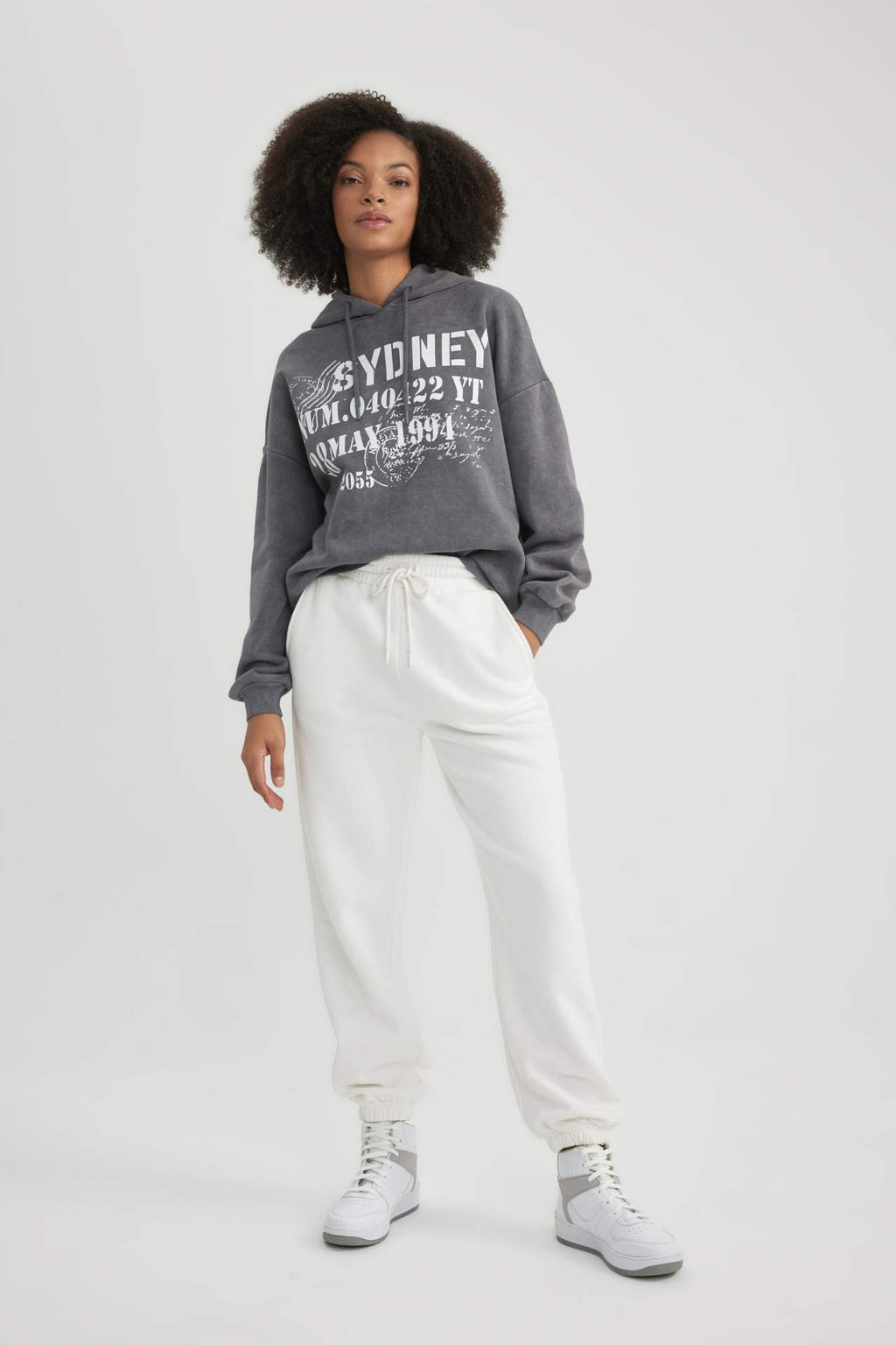 Standart Fit Kal?n Jogger Esofman Alt? Bel Paca Lastikli Basic Duz Uzun Boy - Defacto фото 5