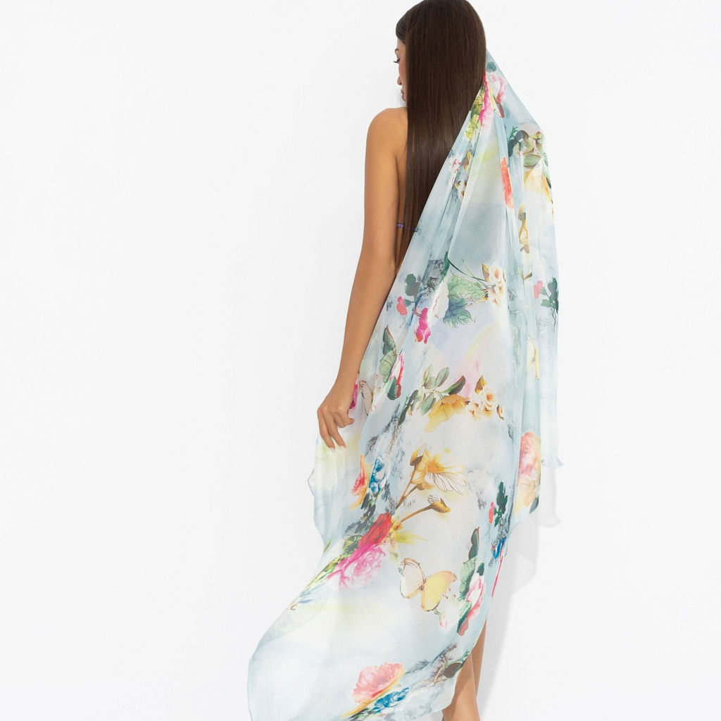 Парео из лёгкой ткани Навстречу приключениям (flower) - Charutti фото 4