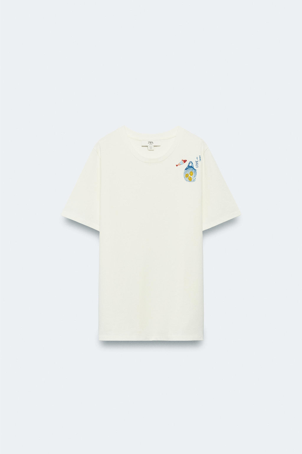 CAMISETA BORDADO DELANTERO LIMITED EDITION / Crudo - Zara фото 7