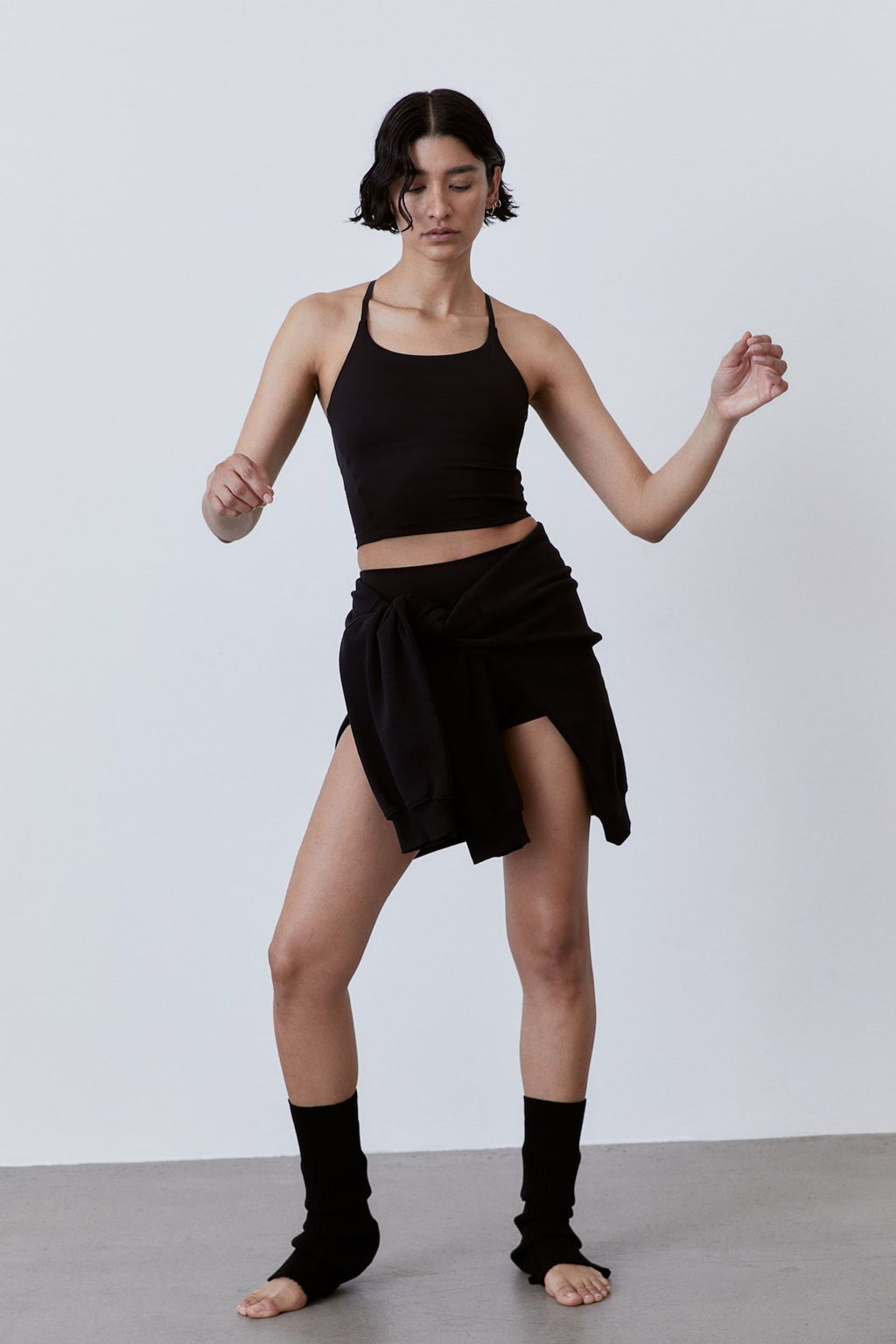 Top de deporte cropped en SoftMove - H&m фото 4