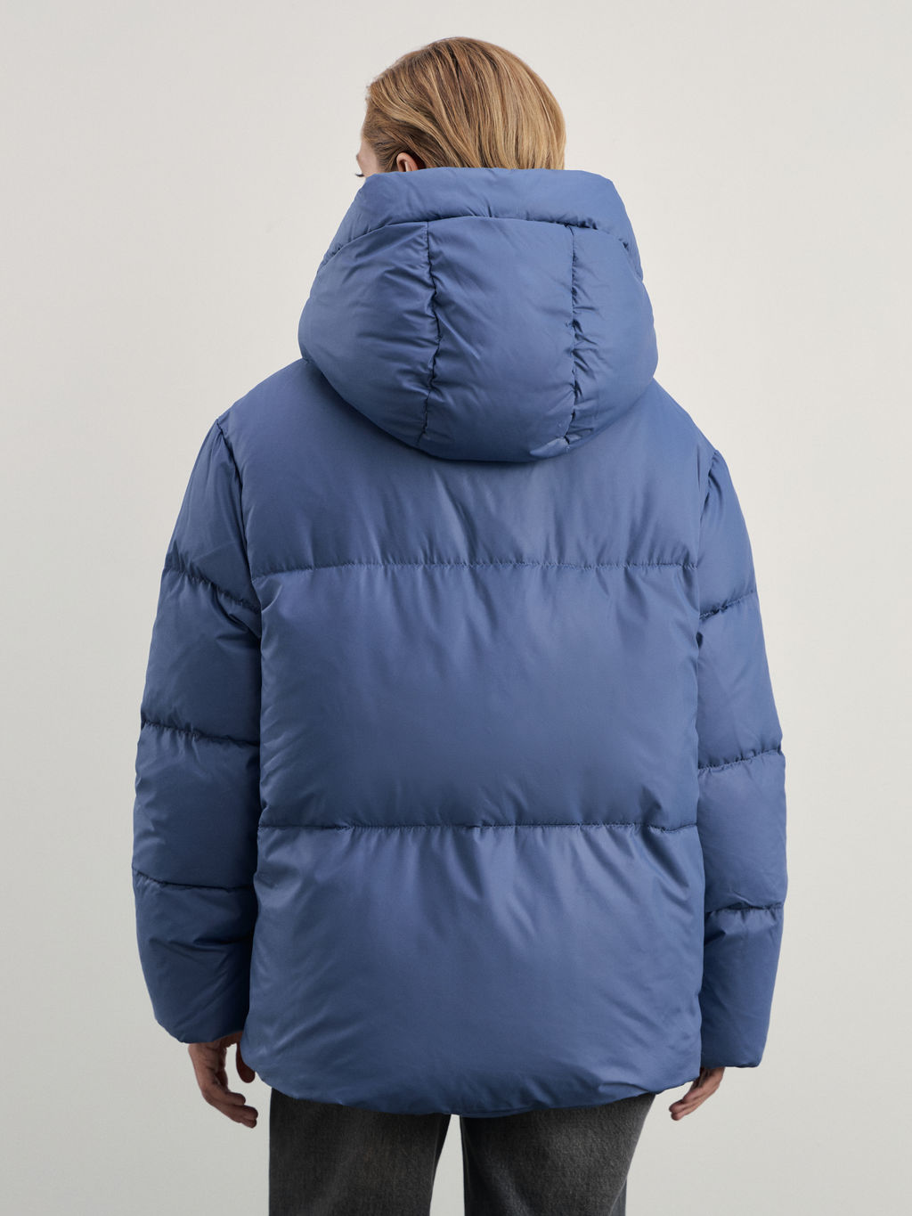 Куртка стеганая с капюшоном на натуральном утеплителе / Zarina  фото 5