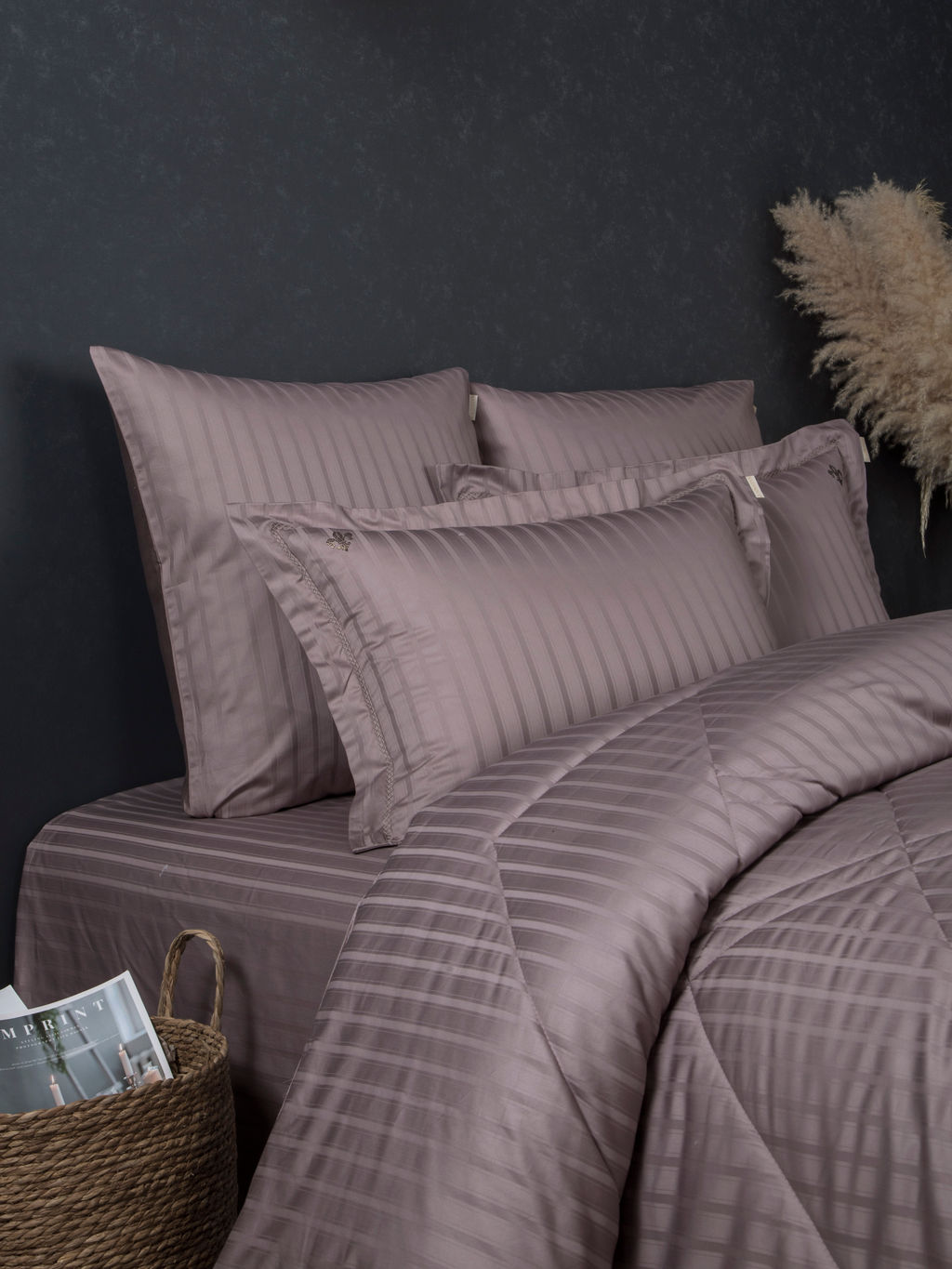 Stripe Le-Man (капучино орхидея) Egypt Cotton комплект - Kazanov.a. фото 3