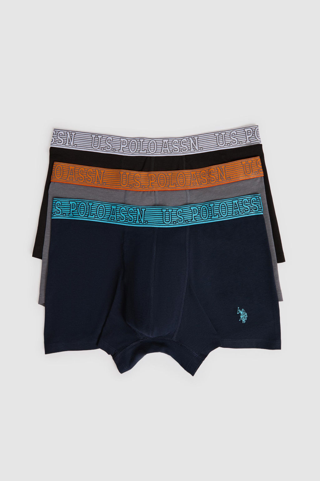 Erkek Siyah 3l_ Boxer Tak_m_