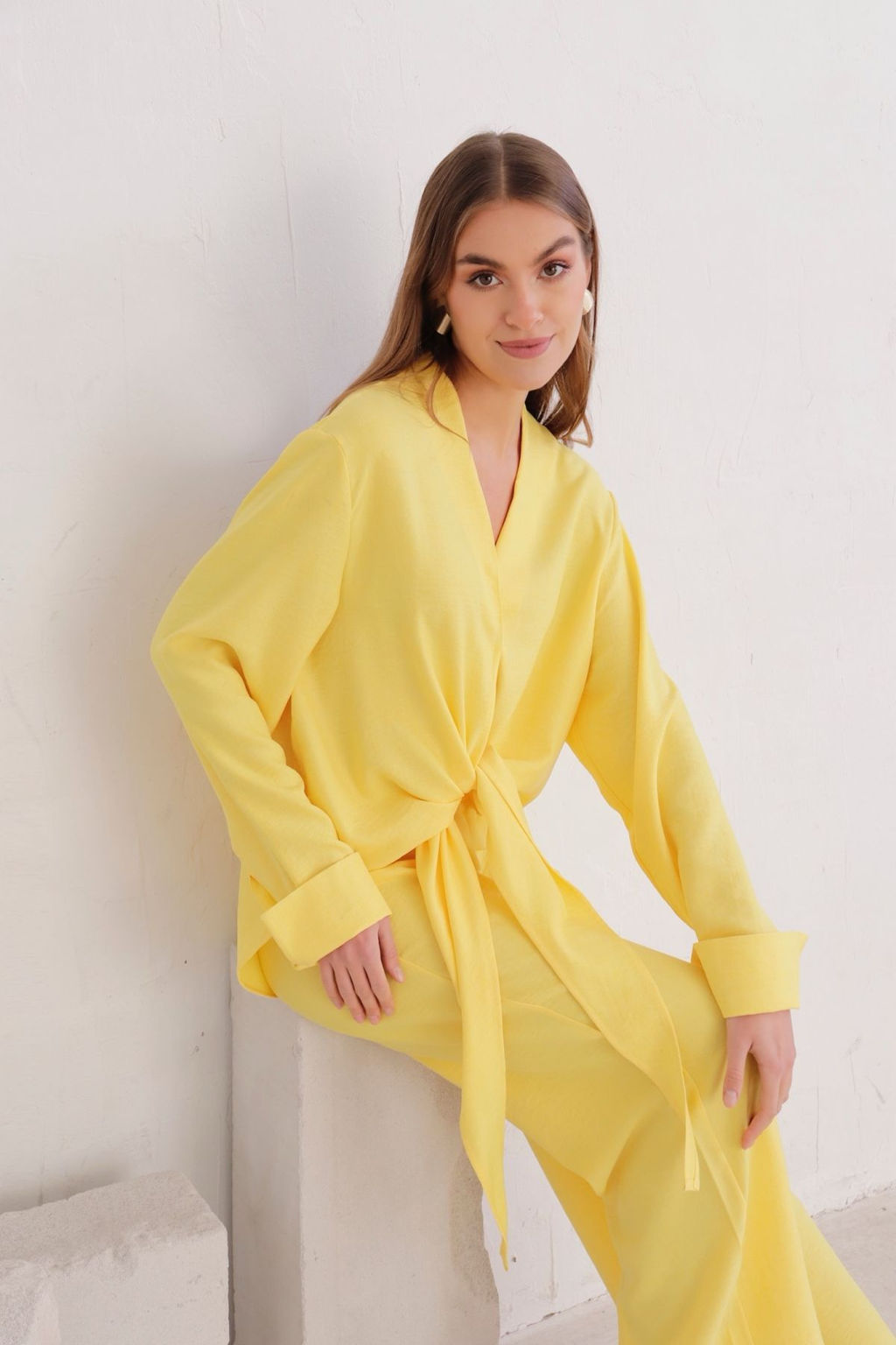 10518 Костюм с завязками лимонный - Martichelli фото 10