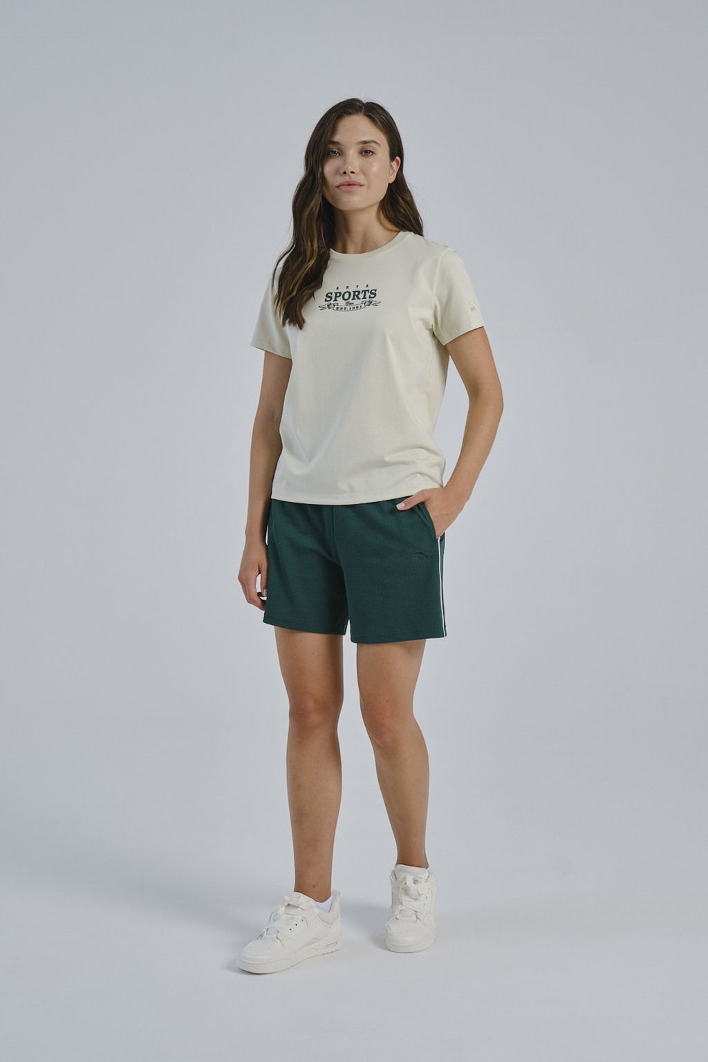 Шорты трикотажные Зеленый ATSC Knit Half Pants - Anta фото 2