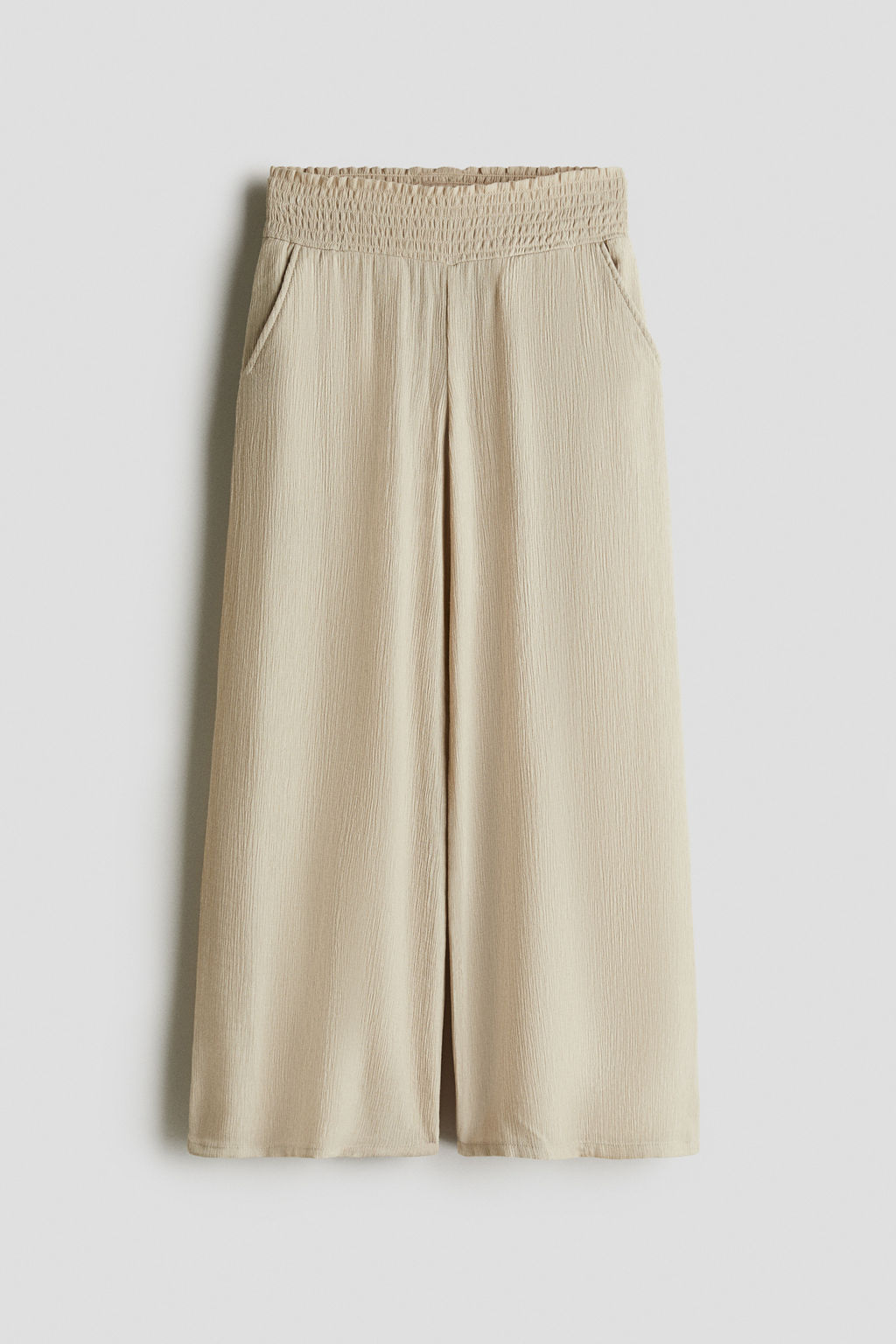 Pantal?n efecto arrugado con cintura fruncida - H&m фото 3