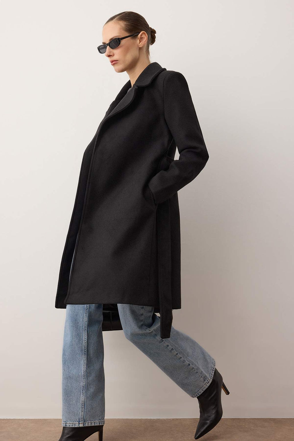 Trendyolmilla Haki Kusakl? Uzun Yunlu Kase Kaban TWOAW20KB0033 фото 17