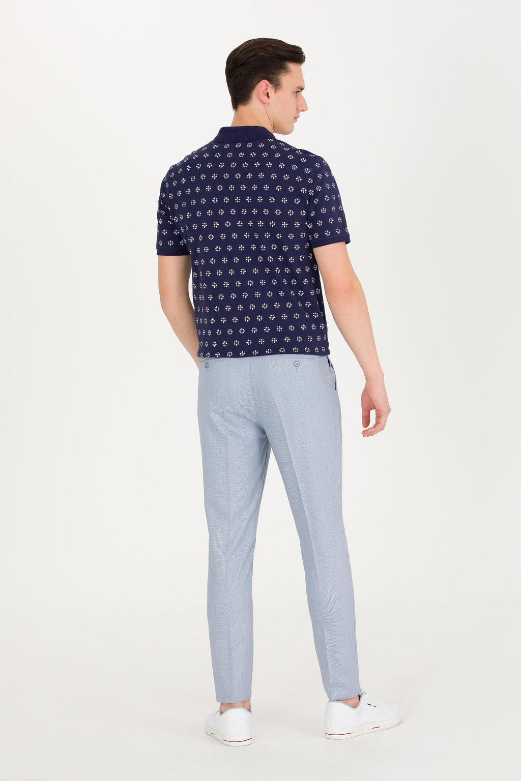 Мужские синие брюки из плотной ткани Неожиданная скидка в корзине - U.s. polo assn фото 4