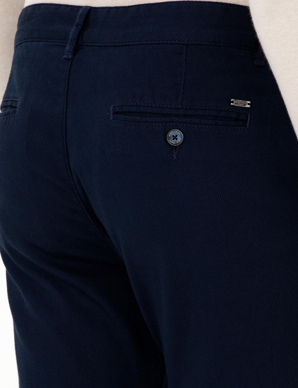 Lacivert Slim Fit Kanvas Pantolon - Pierre cardin фото 6
