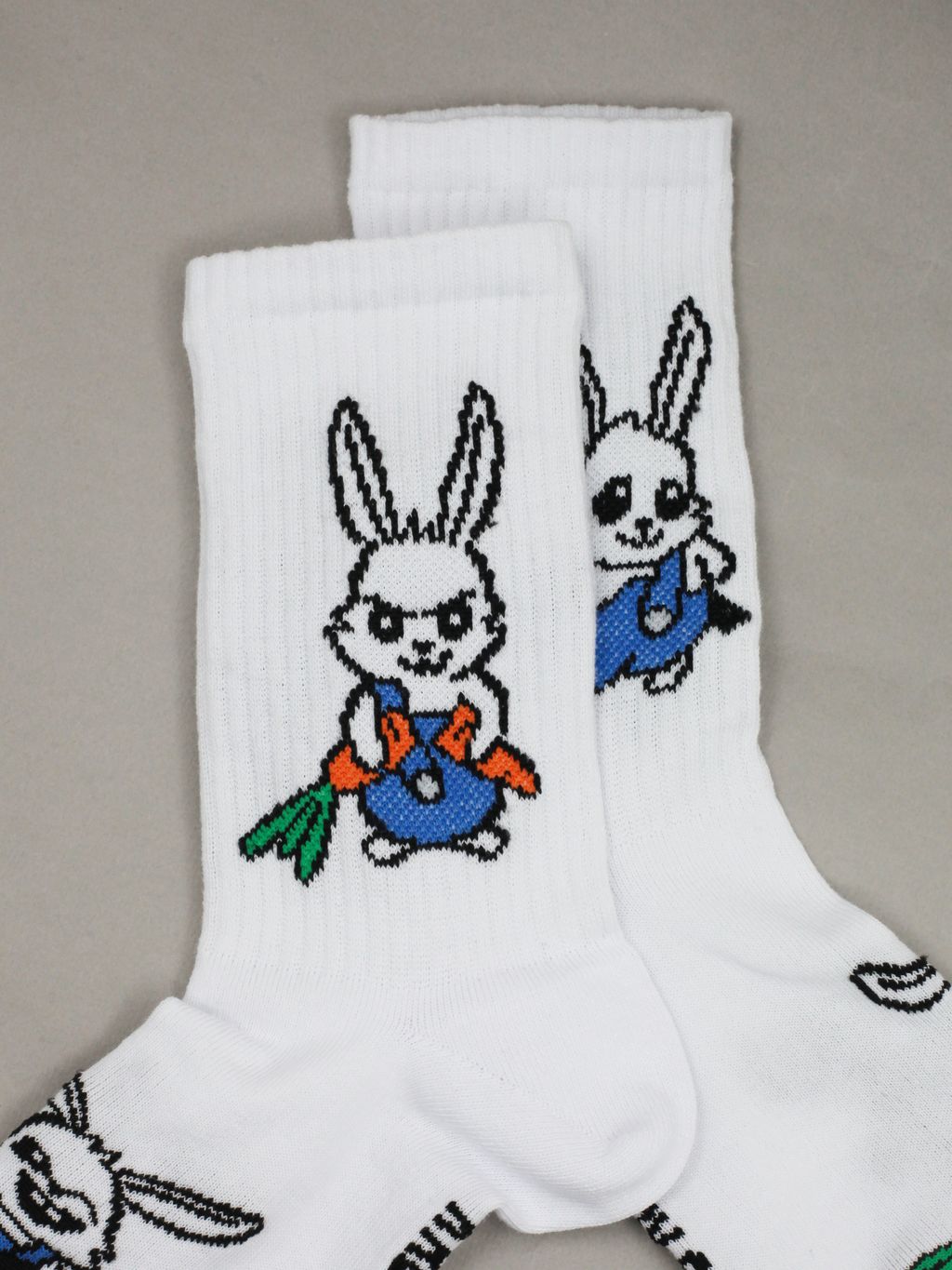 Носки р.40-45 TxT Кролик с морковкой и топором - Krumpy фото 8