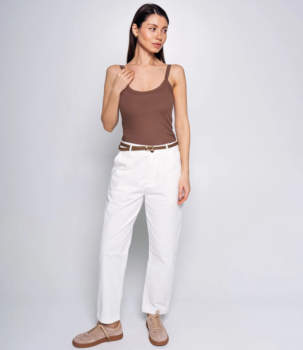 Топ #КТ6607 (4), коричневый