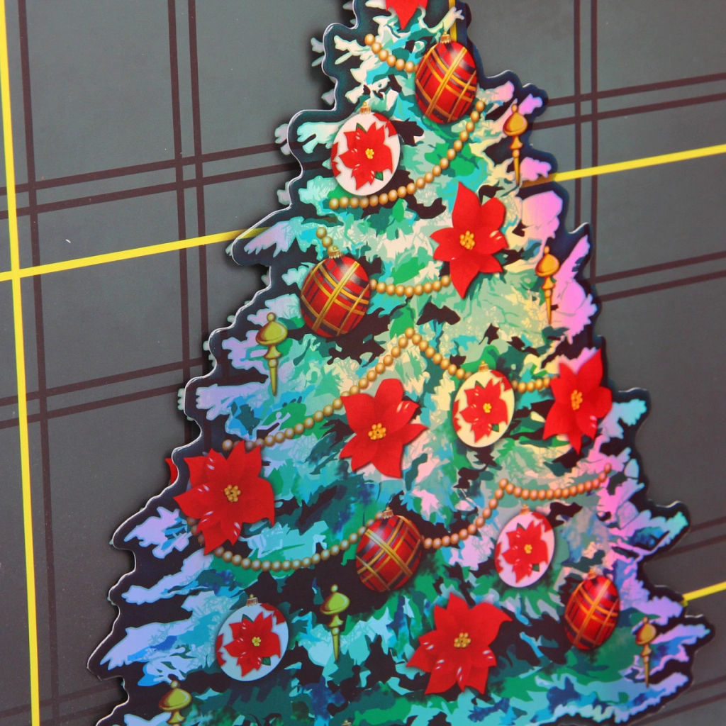 Цена за 12 шт. Пакет подарочный "Новогодний стиль" 26*31*10 см, микс