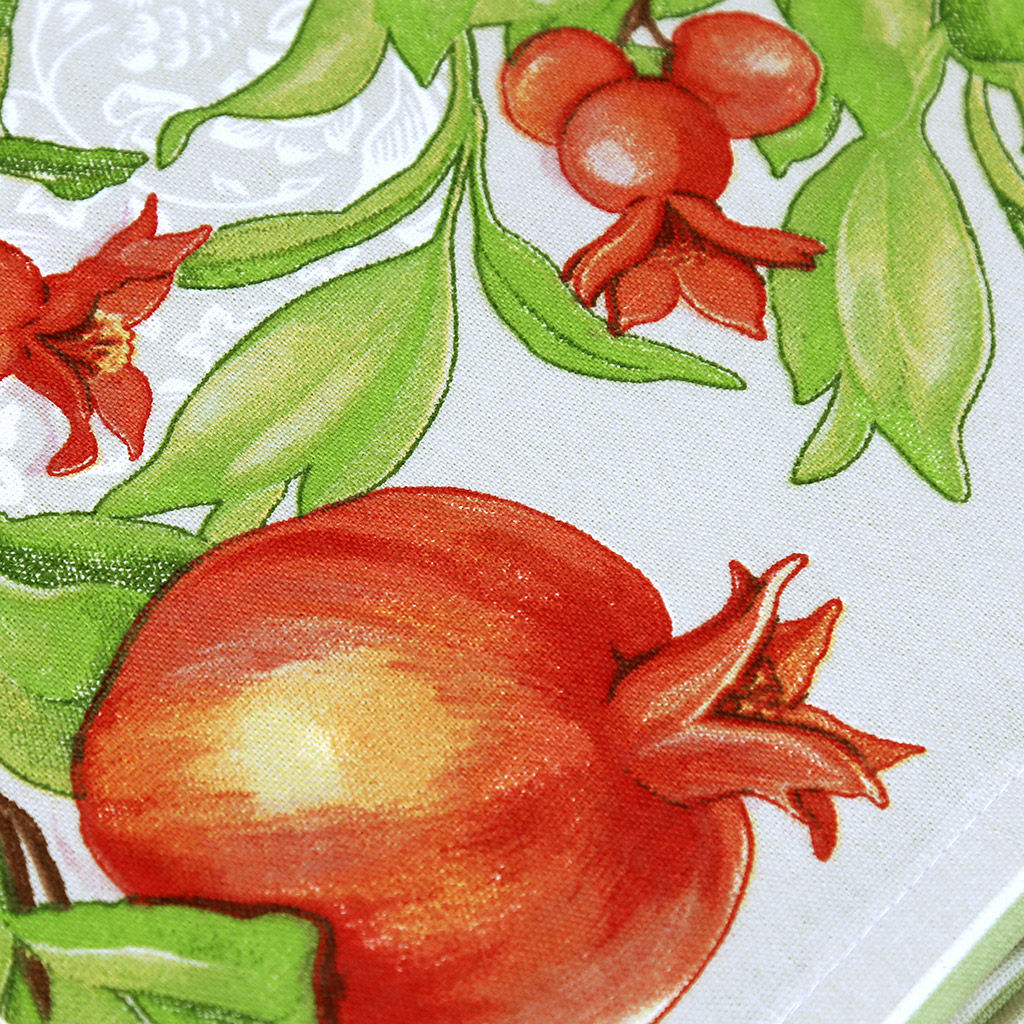 Гранат Скатерть 200х145см, длина стола до 160см, на 6-8 персон, хлопок Премиум 186г/м2, Домашняя мода (Россия) фото 2