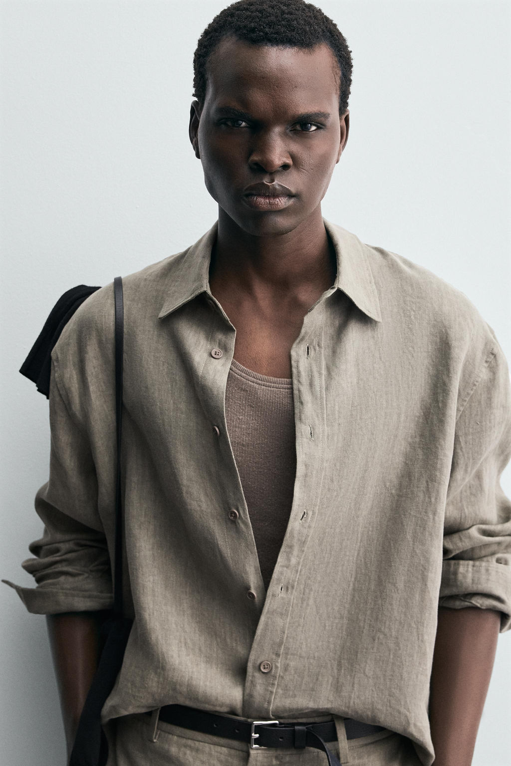 100% WASHED LINEN SHIRT - Zara фото 16