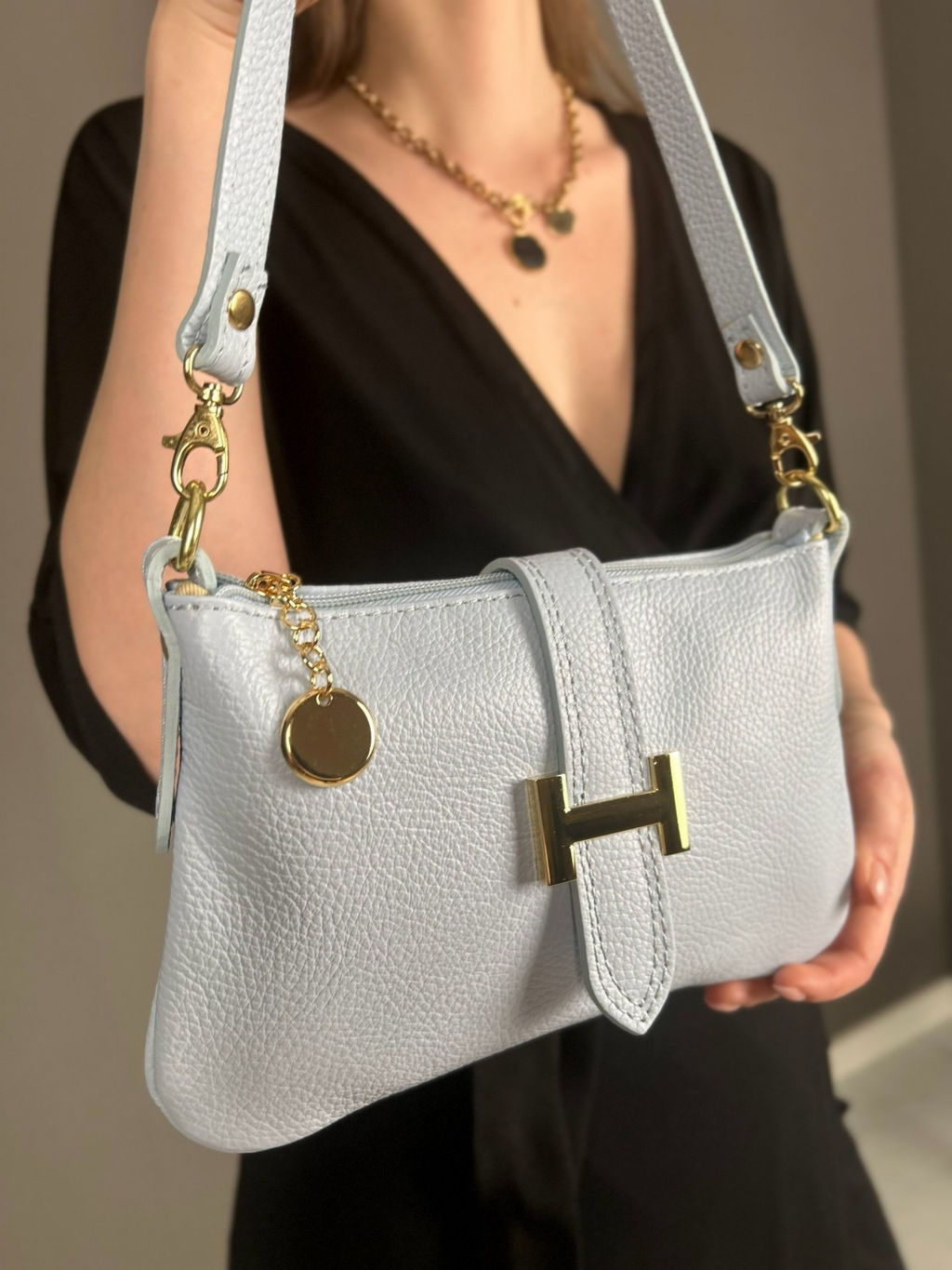 Сумка женская из телячьей кожи