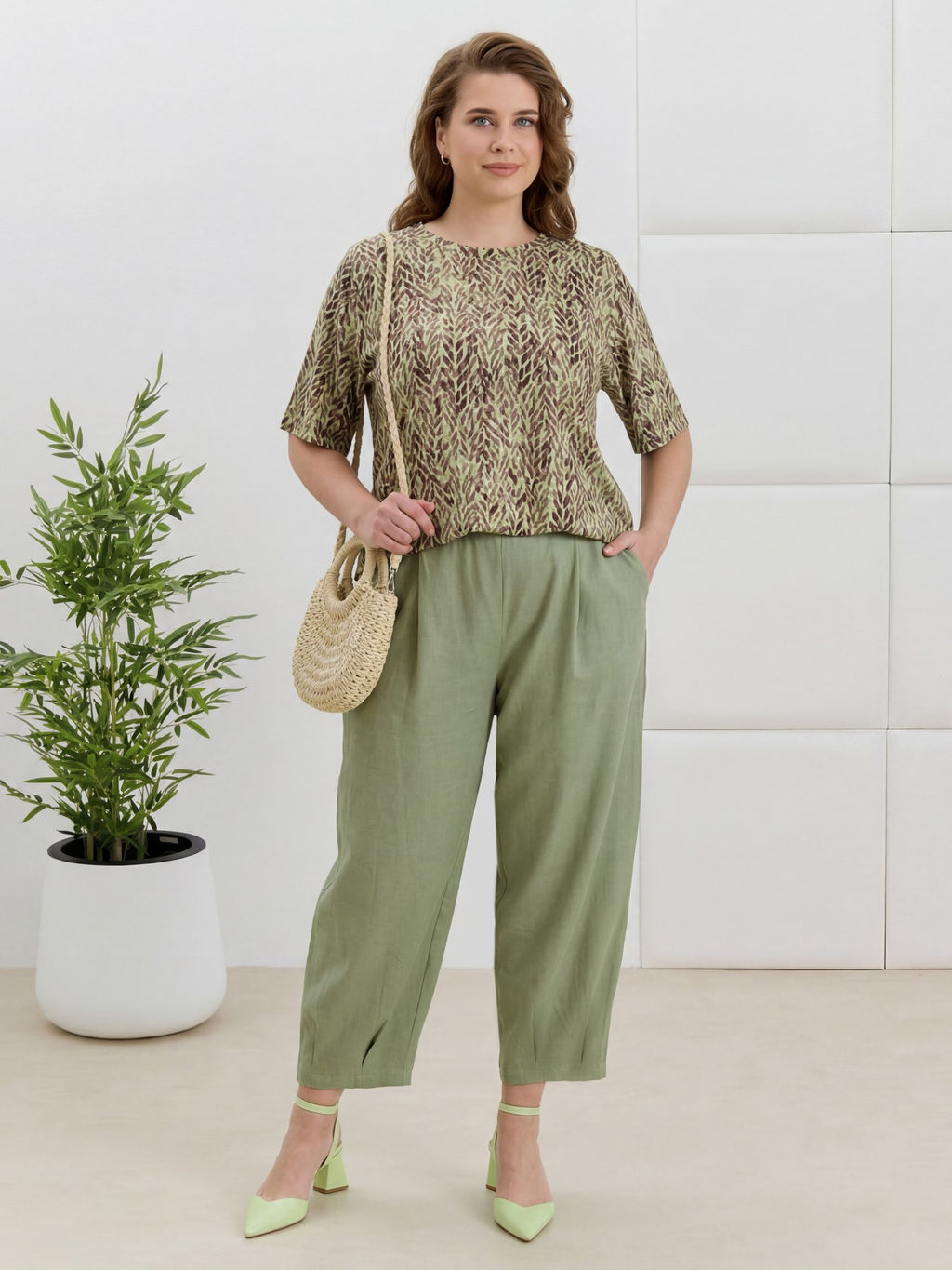 Брюки Габриэлла из вискозы со льном - Виотекс фото 15