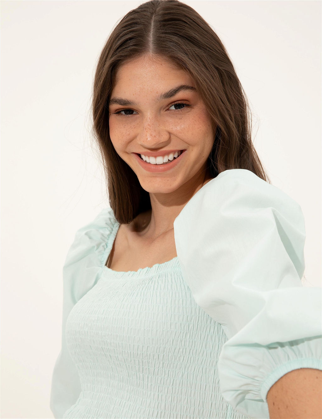 Mavi Balon Kol Bluz - Pierre cardin фото 3