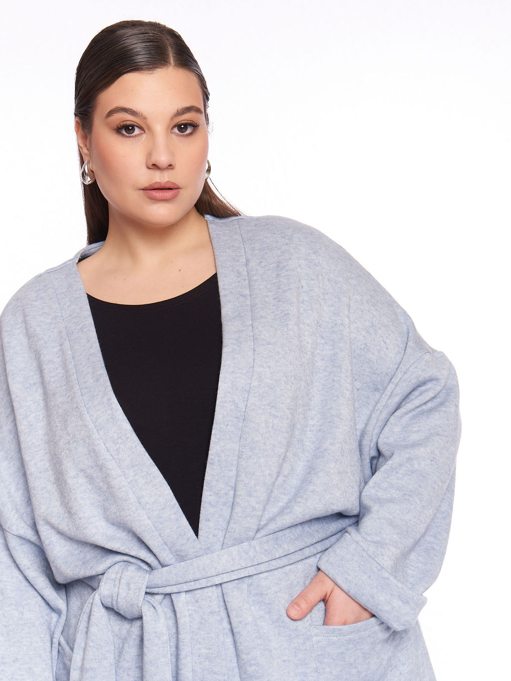 Кардиган вязаный KA07008MEL13