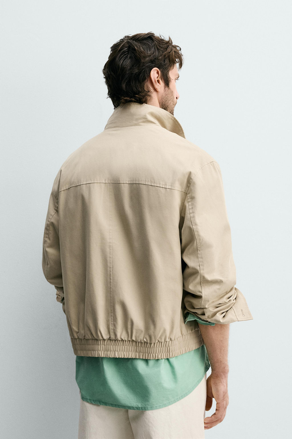 CAZADORA REGULAR FIT ALGOD?N - LYOCELL / Arena - Zara фото 3