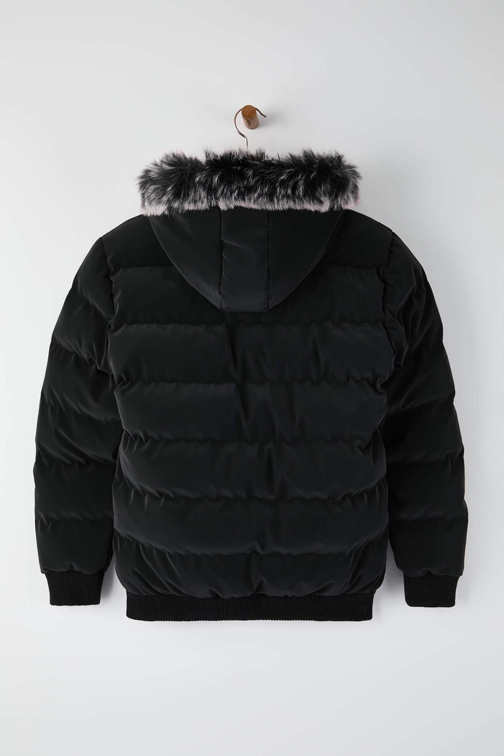 Siyah Regular Erkek Mont TMNAW26MO00028 - Trendyolmilla фото 4