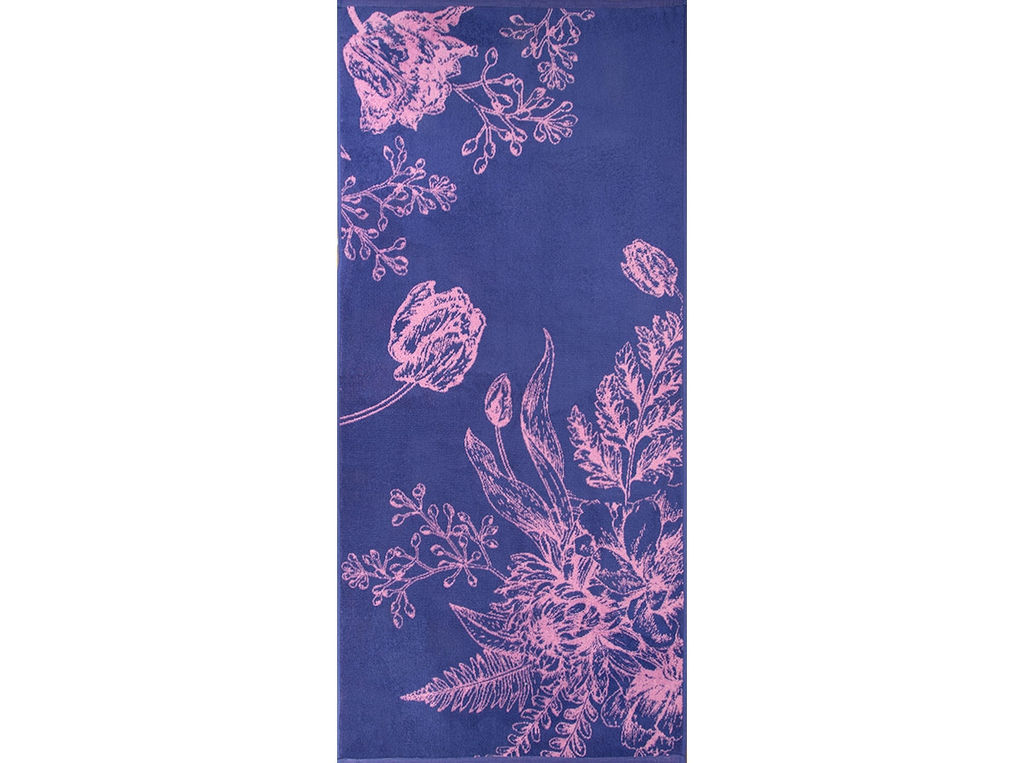 Полотенце махровое 6с102.411ж1 Очарование(пурпурн3) 67х150см