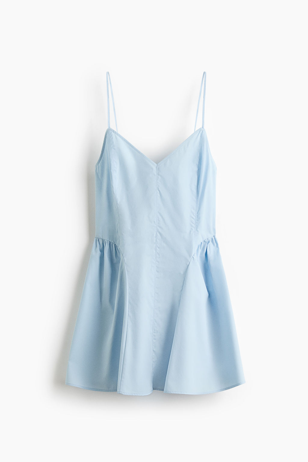 Vestido acampanado con tirantes finos