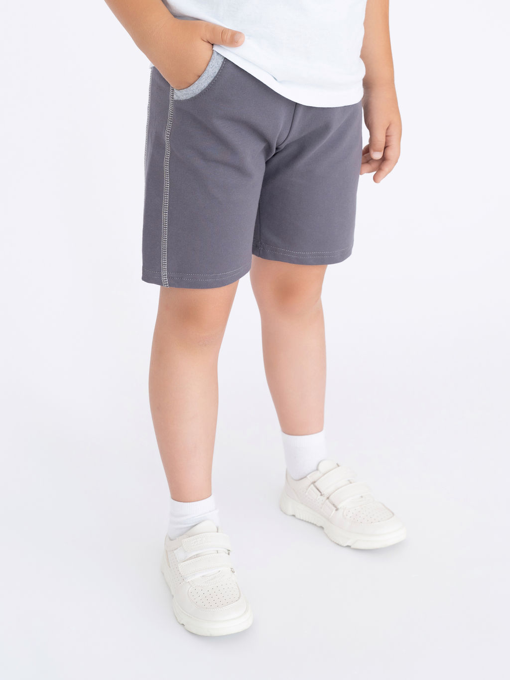 Шорты детские серые