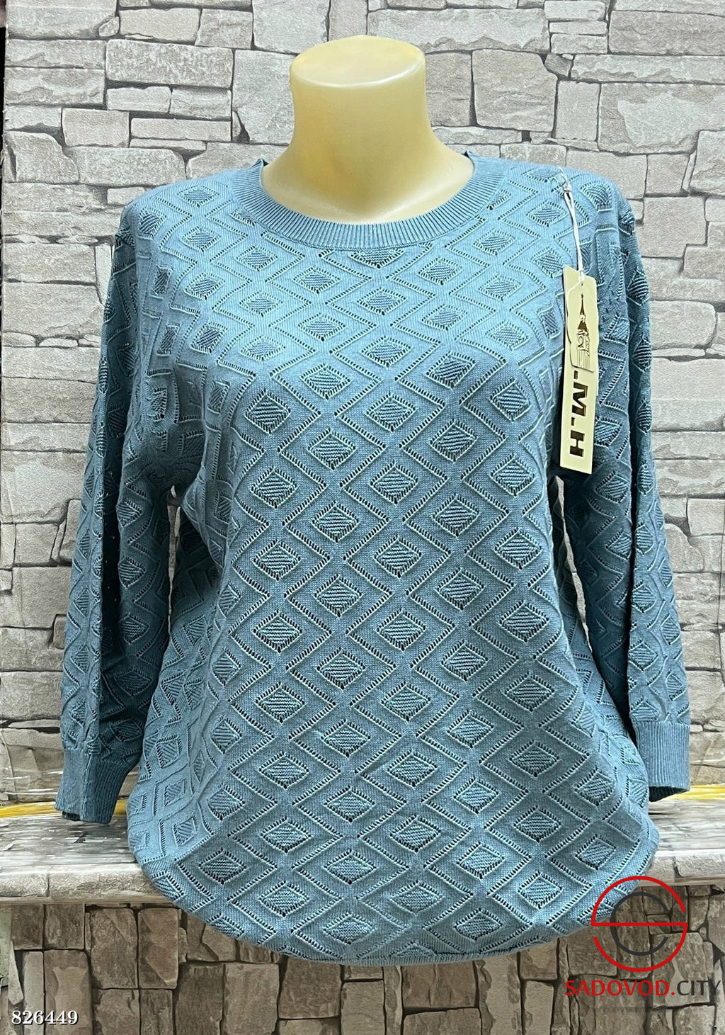 Свитер женский с 3/4 рукавом