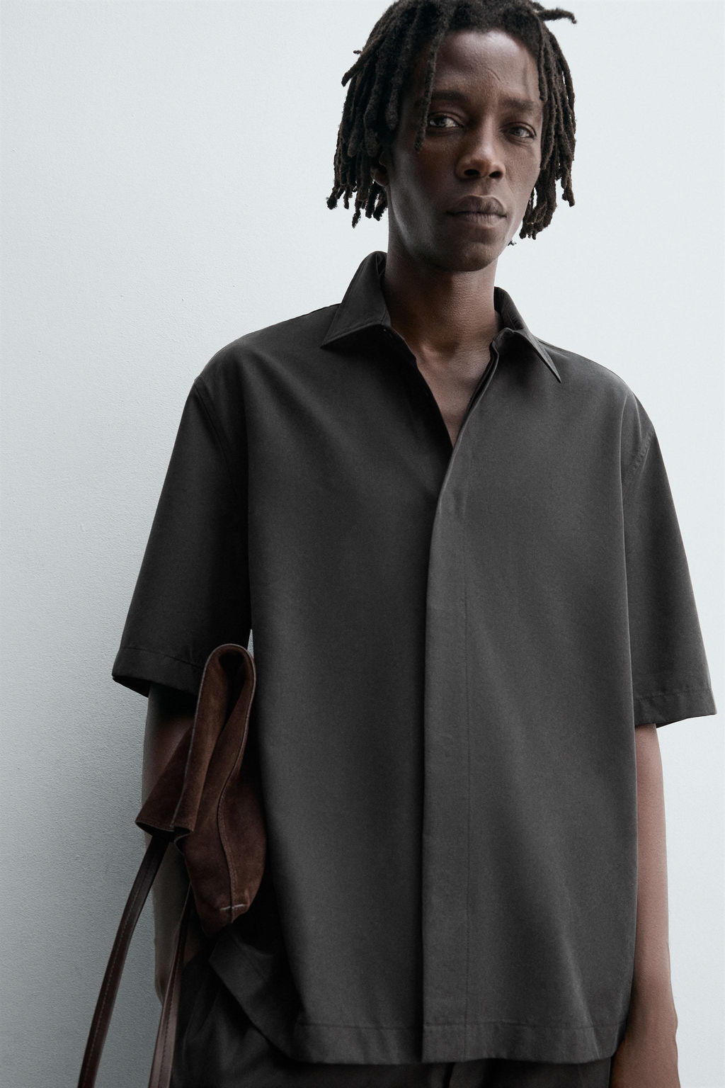 RELAXED FIT FLOWING SHIRT - Zara фото 6