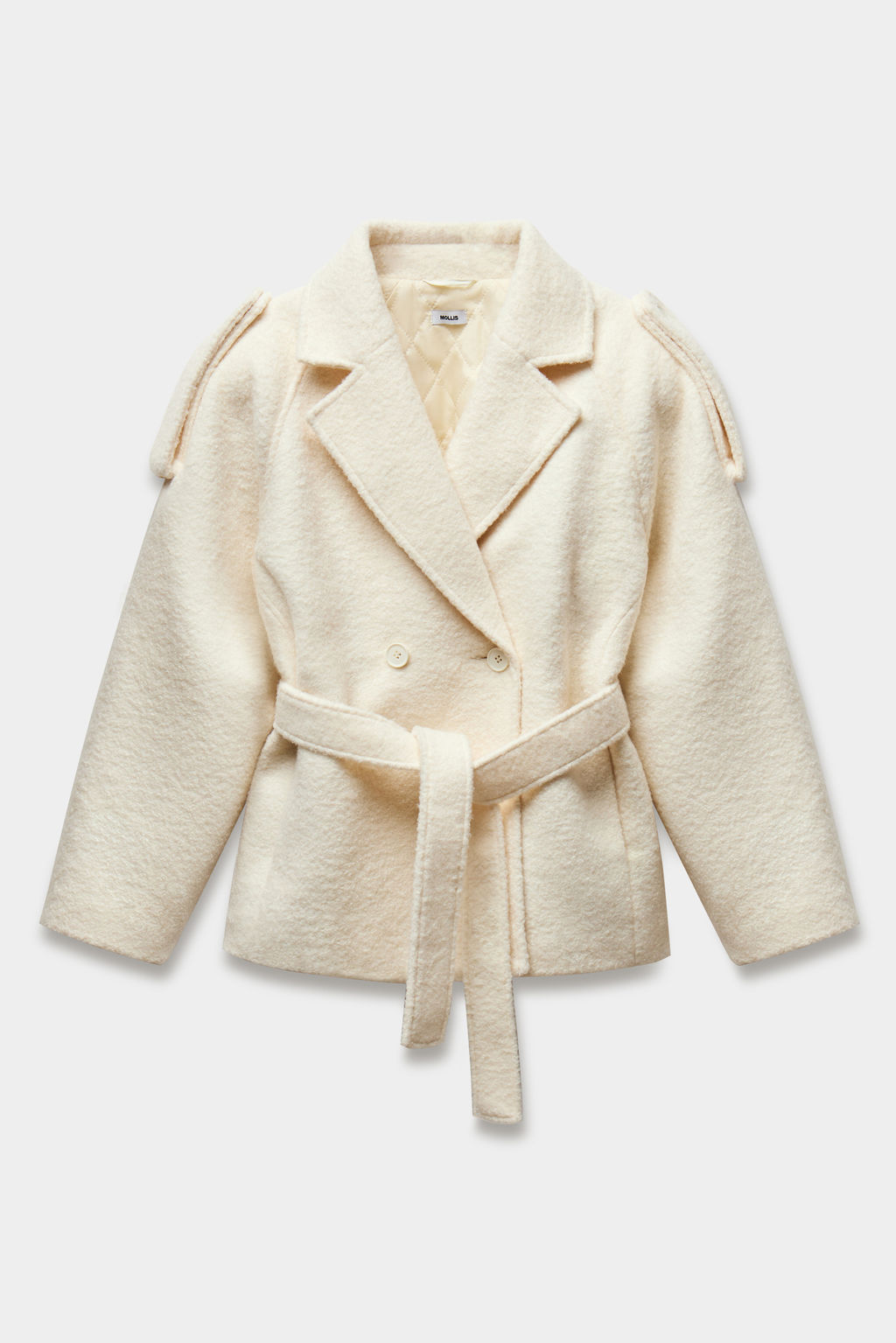 Пальто кучерявое с рукавом реглан - Mollis фото 6