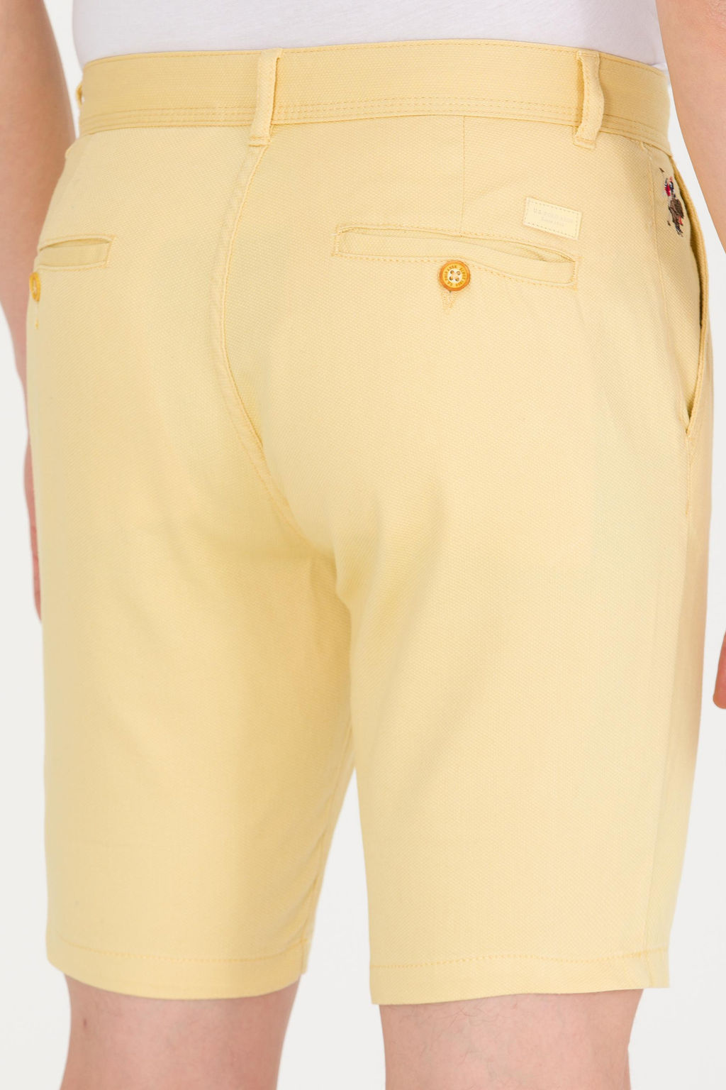 U. S. Polo Assn Мужские желтые тканые шорты - U.s. polo assn фото 21