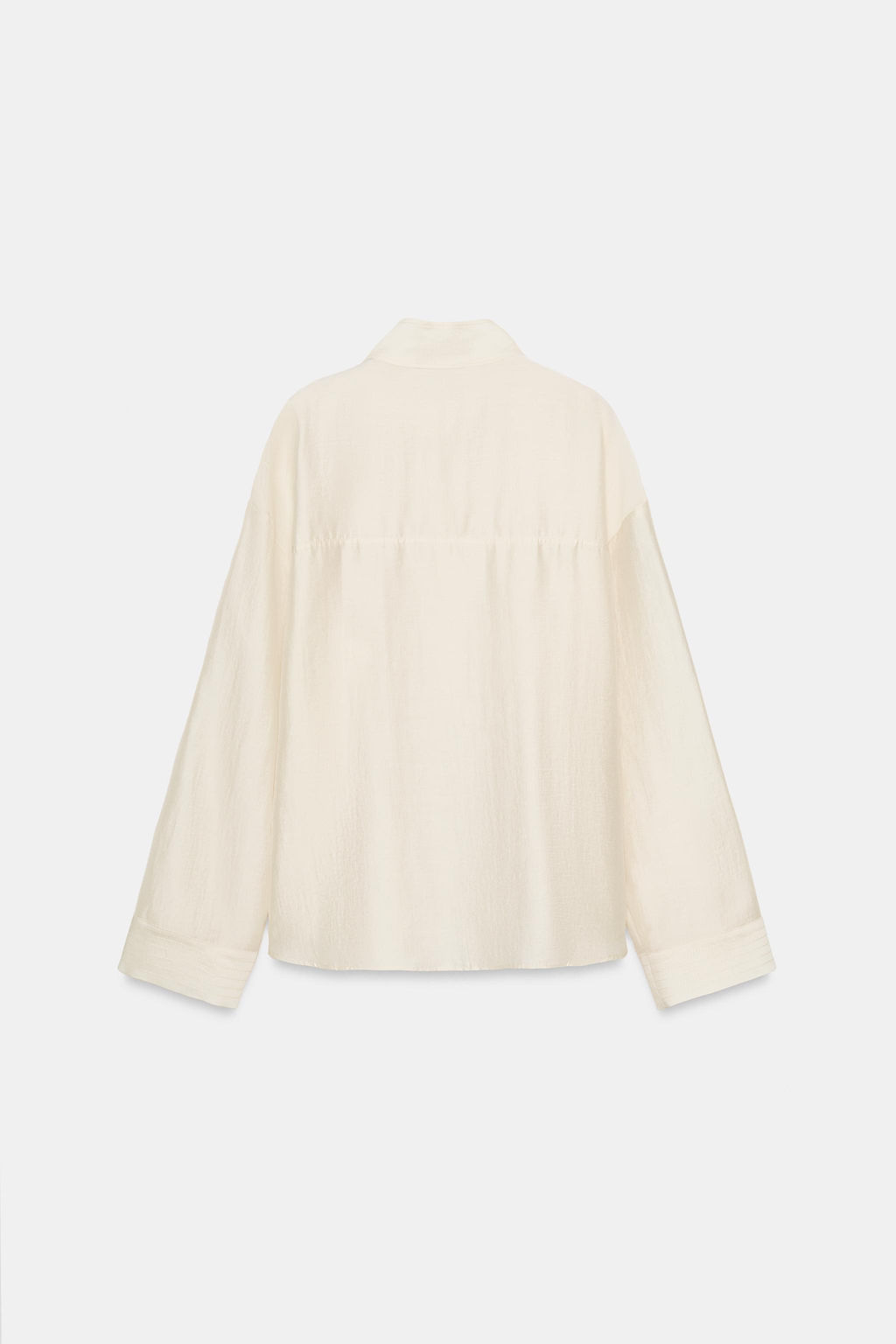 FLOWING HIGH NECK SHIRT - Zara фото 7