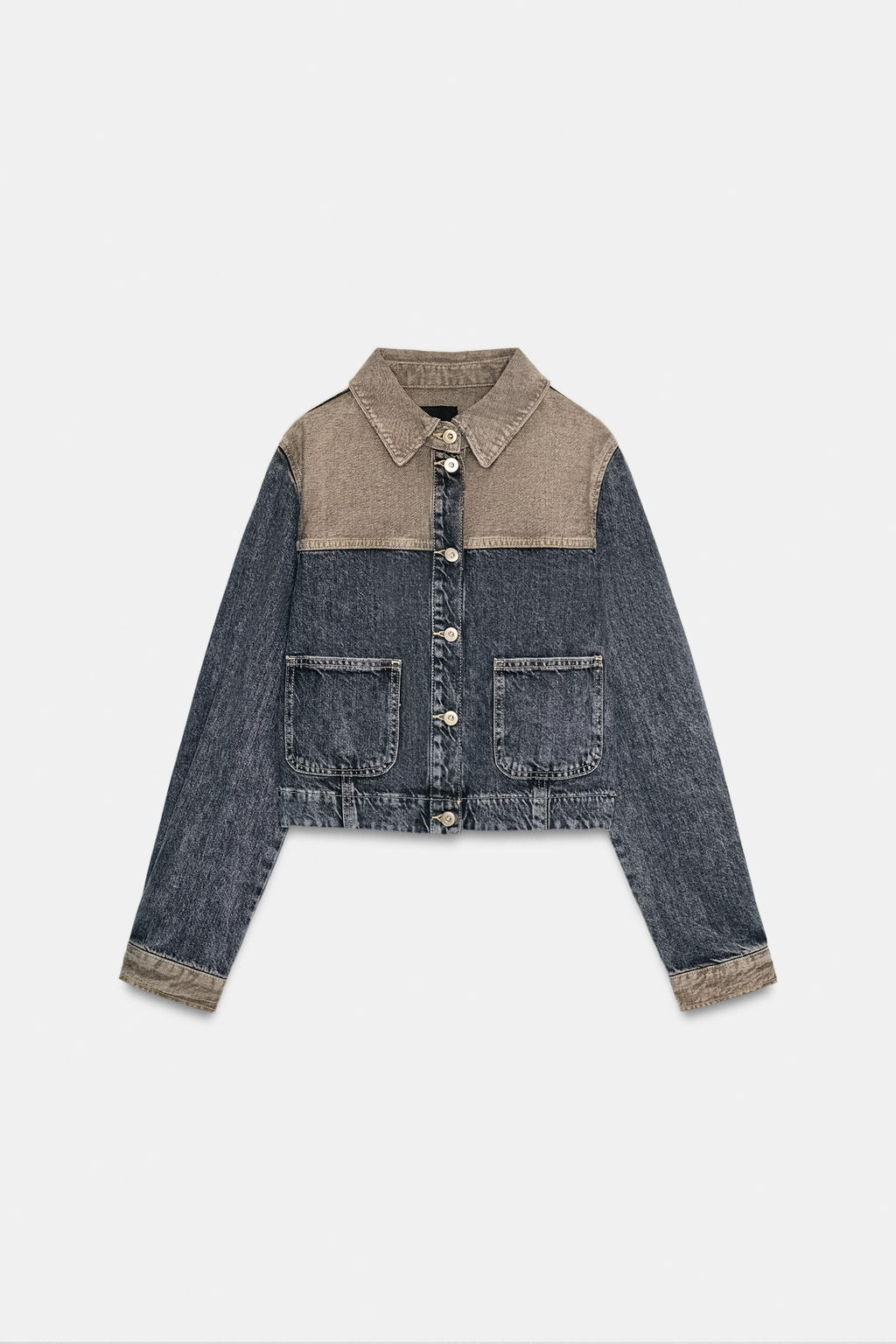 Z1975 COMBINED DENIM JACKET - Zara фото 8