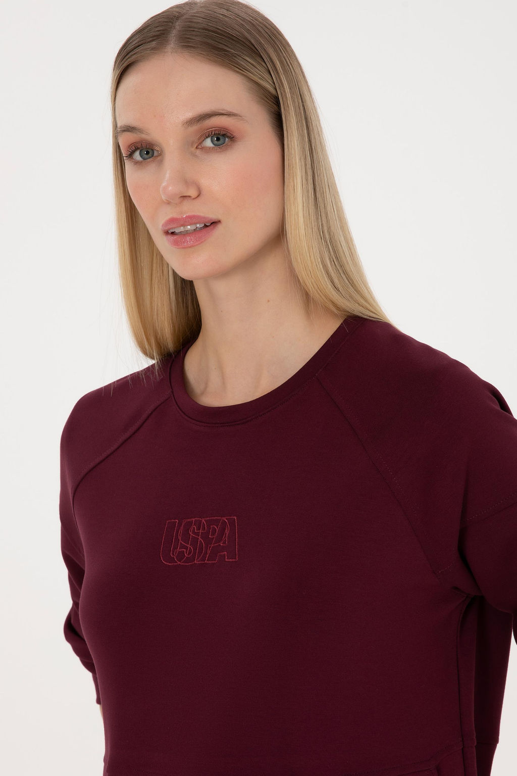 Kad_n Bordo Sweatshirt - U.s. polo assn фото 2