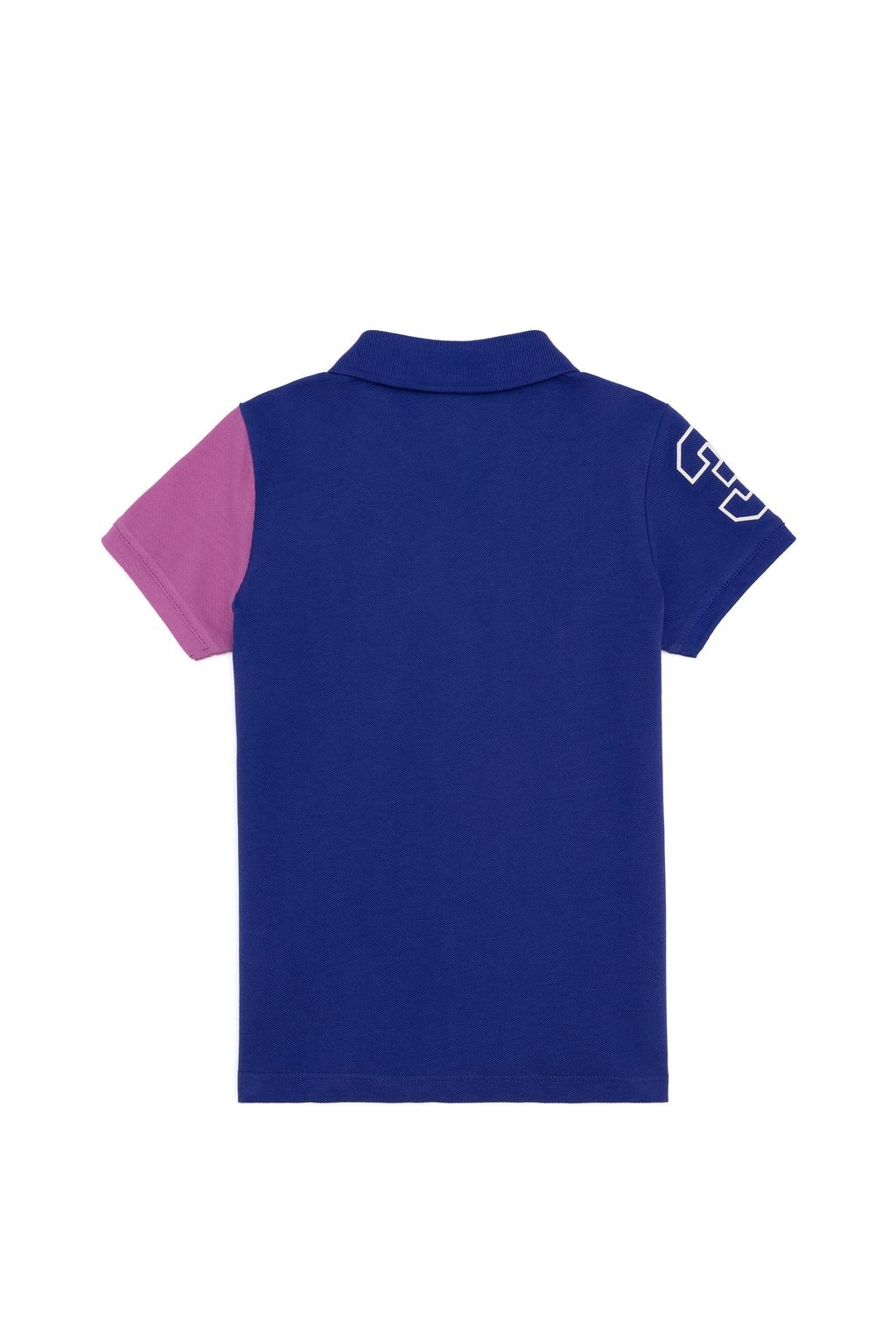 U. S. Polo Assn Синяя футболка с воротником-поло для мальчиков - U.s. polo assn фото 2