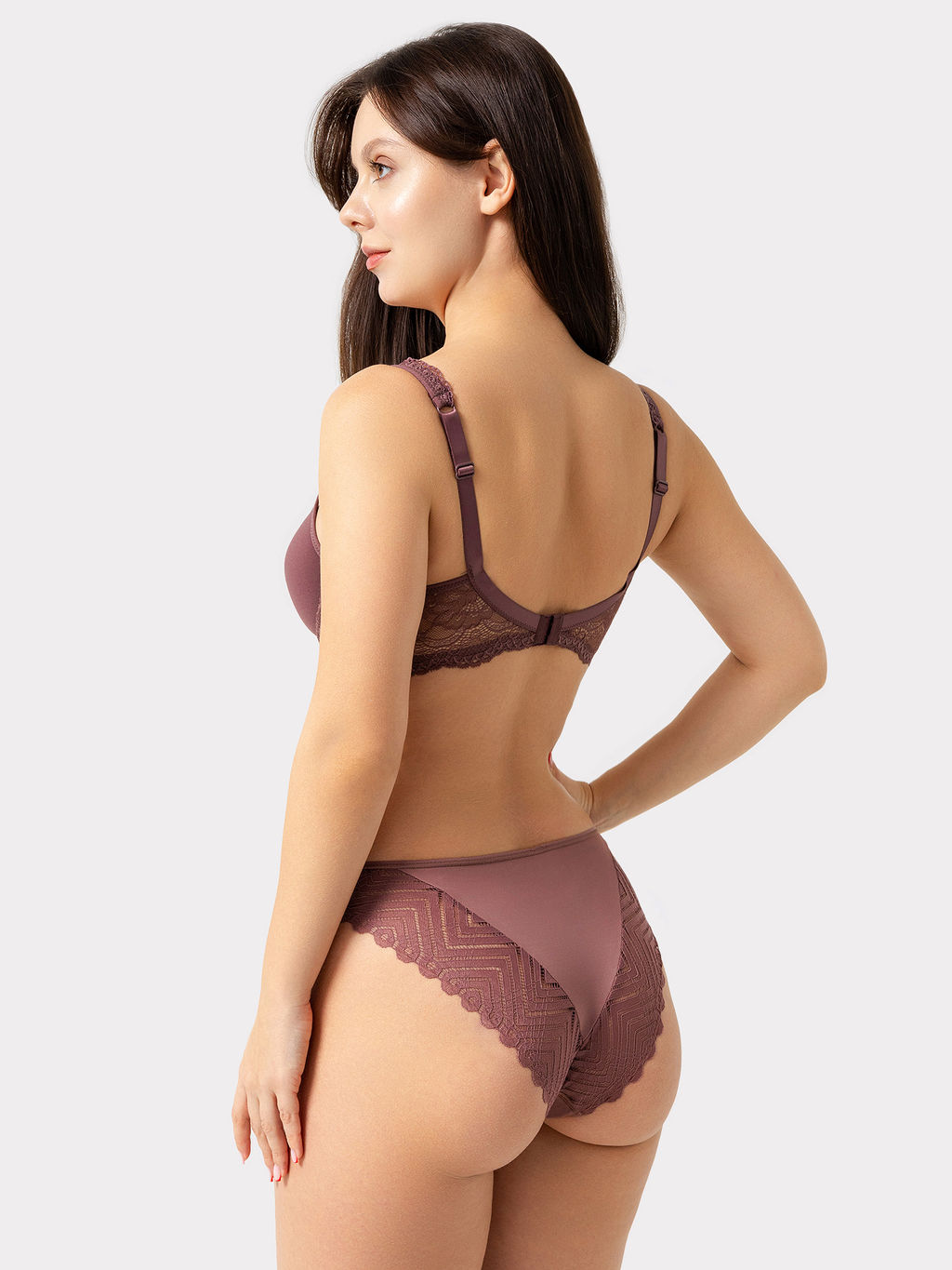 Бюстгальтер женский макси в коричневом цвете ирландский кофе 512303 - Mark formelle фото 6