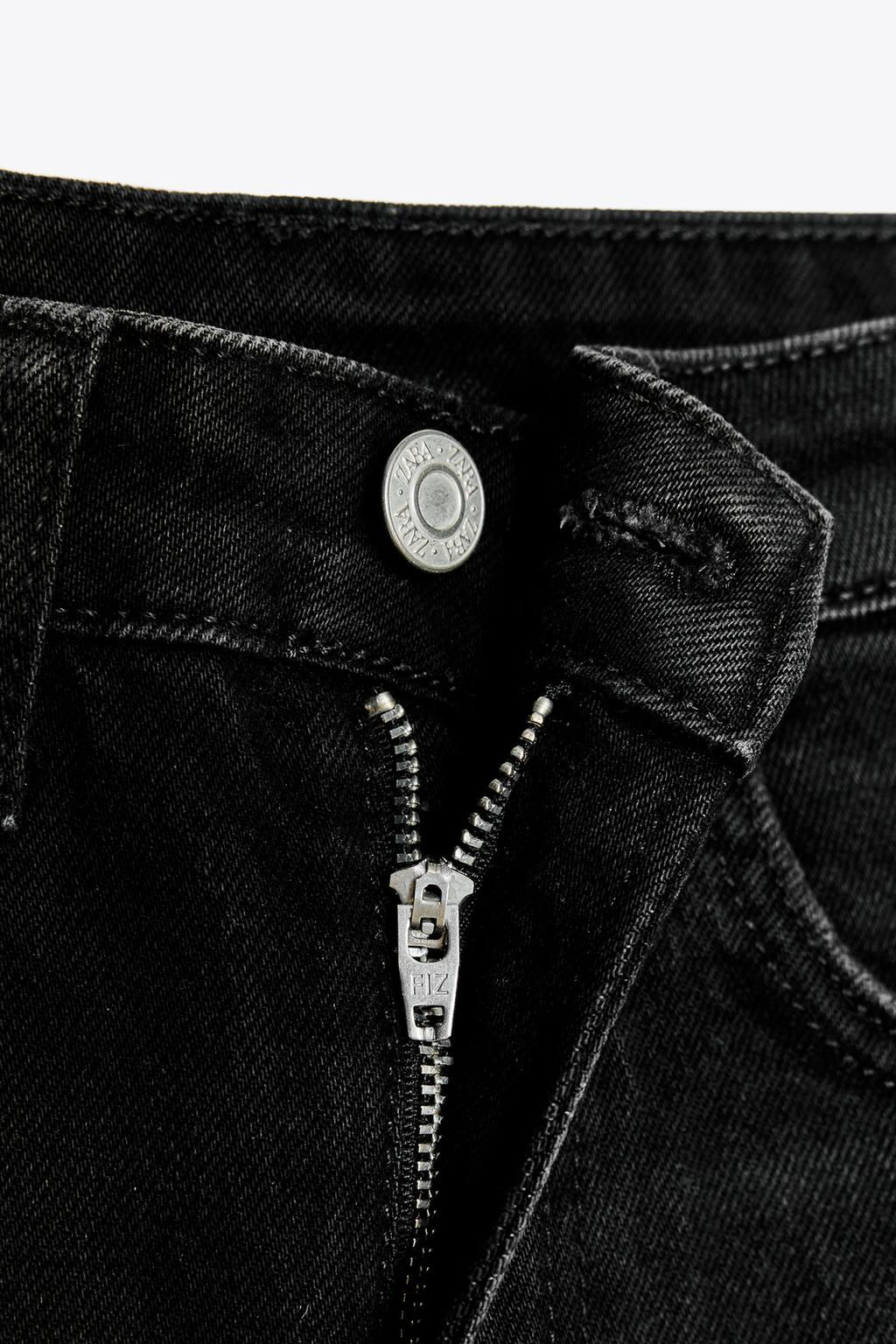 HIGH-WAIST MOM FIT TRF BERMUDA SHORTS - Zara фото 22