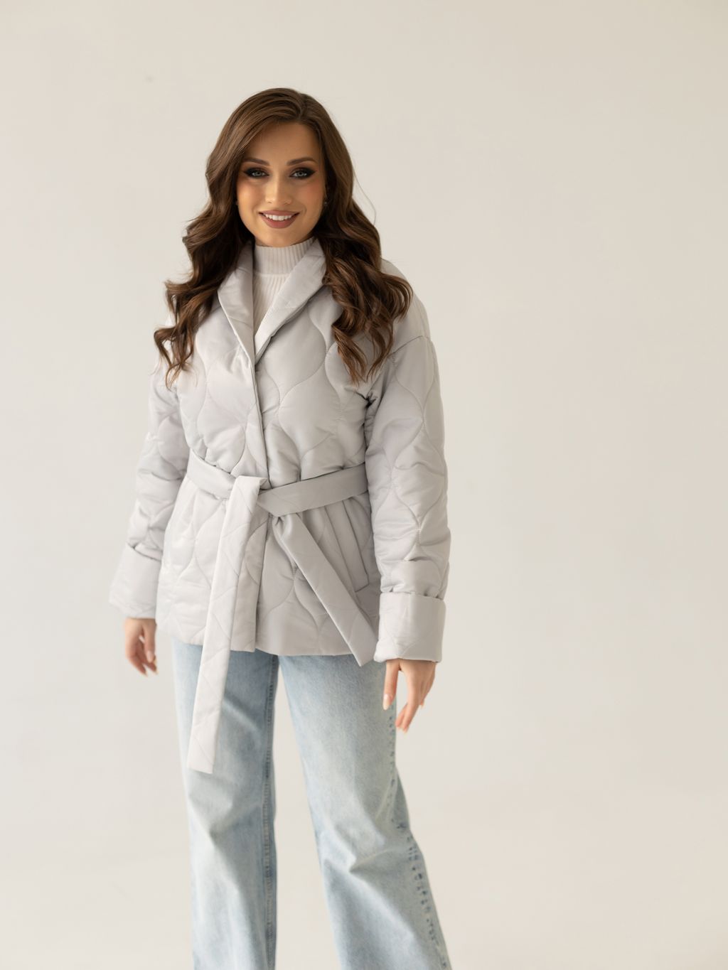 Куртка женская демисезонная 24832-00 (латте) - Kankan фото 5