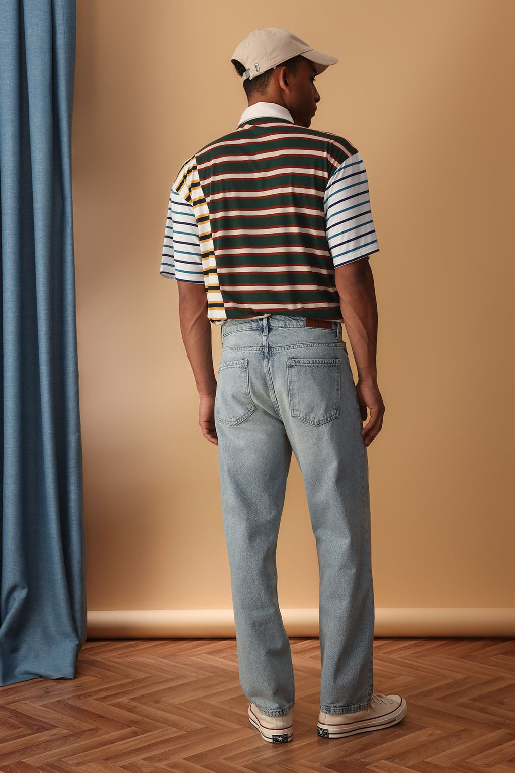 TRENDYOL MAN Mavi Eskitme Efektli Baggy Fit Jeans Kot Pantolon TMNSS25JE00007 - Trendyolmilla фото 4