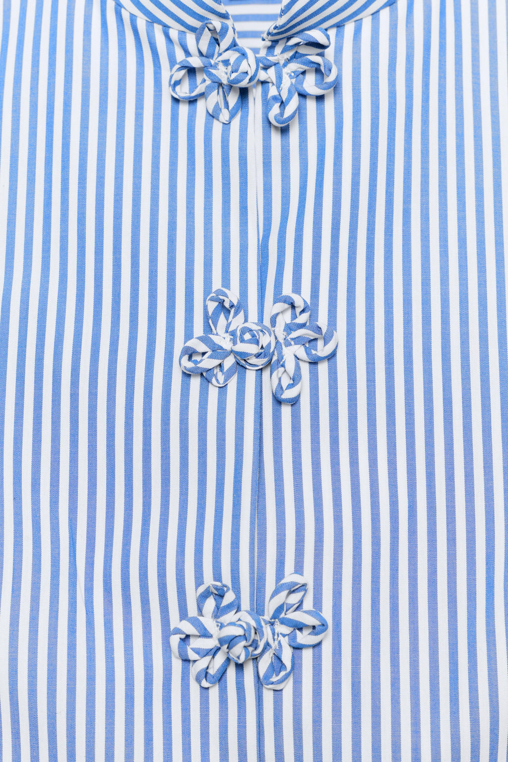 CAMISA PEPLUM RAYAS / Azul / Blanco - Zara фото 9