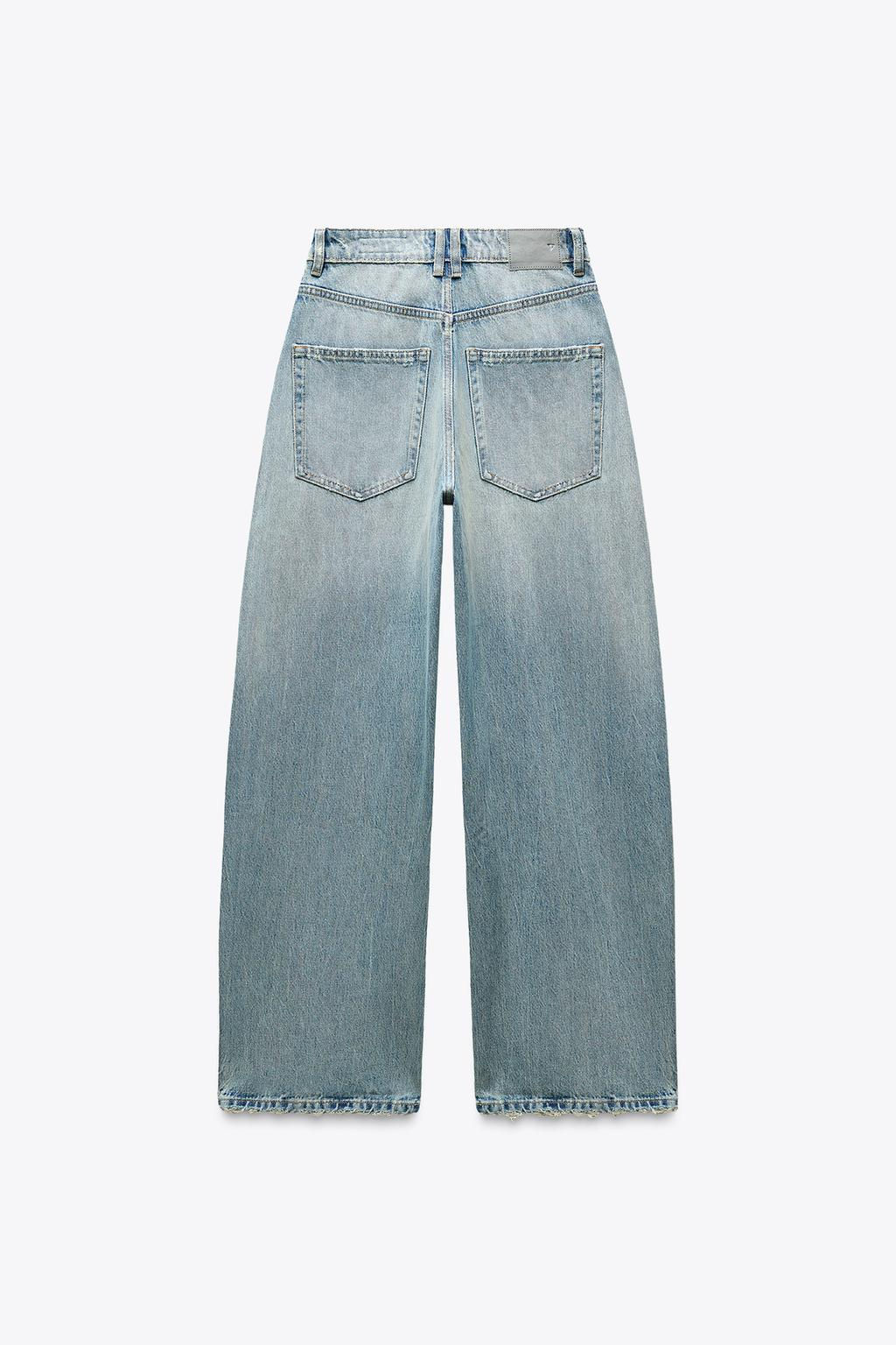 TRF MID-WAIST BAGGY JEANS - Zara фото 9
